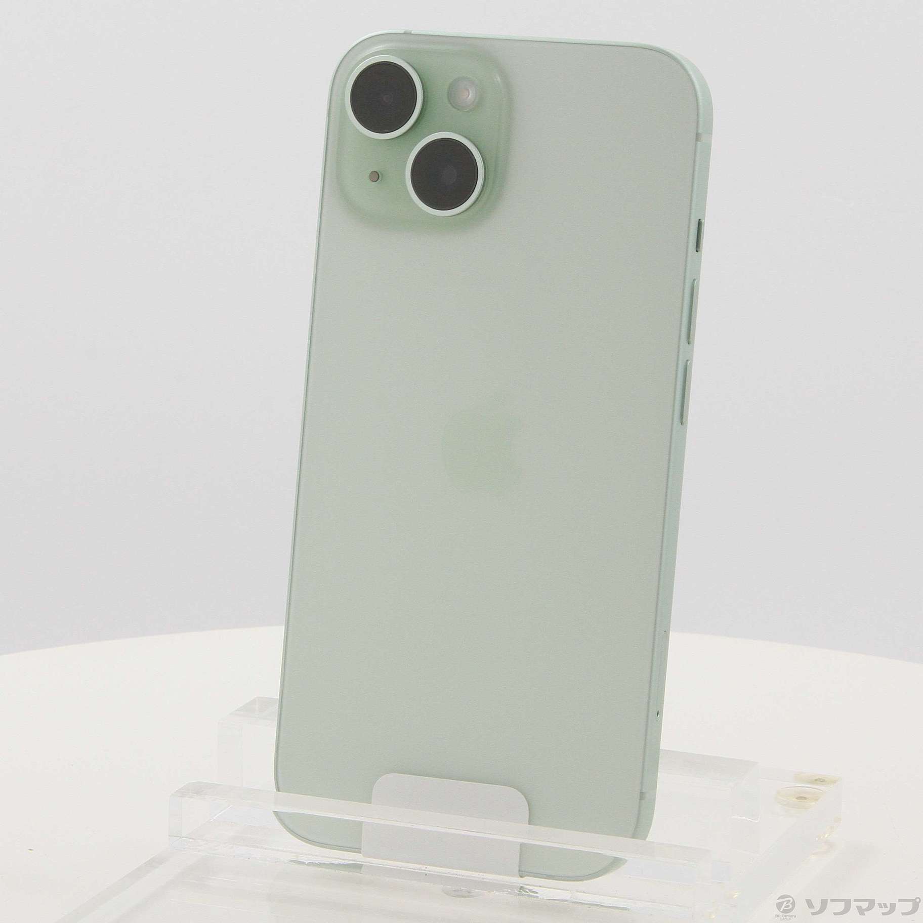 中古】iPhone15 128GB グリーン MTMM3J／A SIMフリー [2133052664345