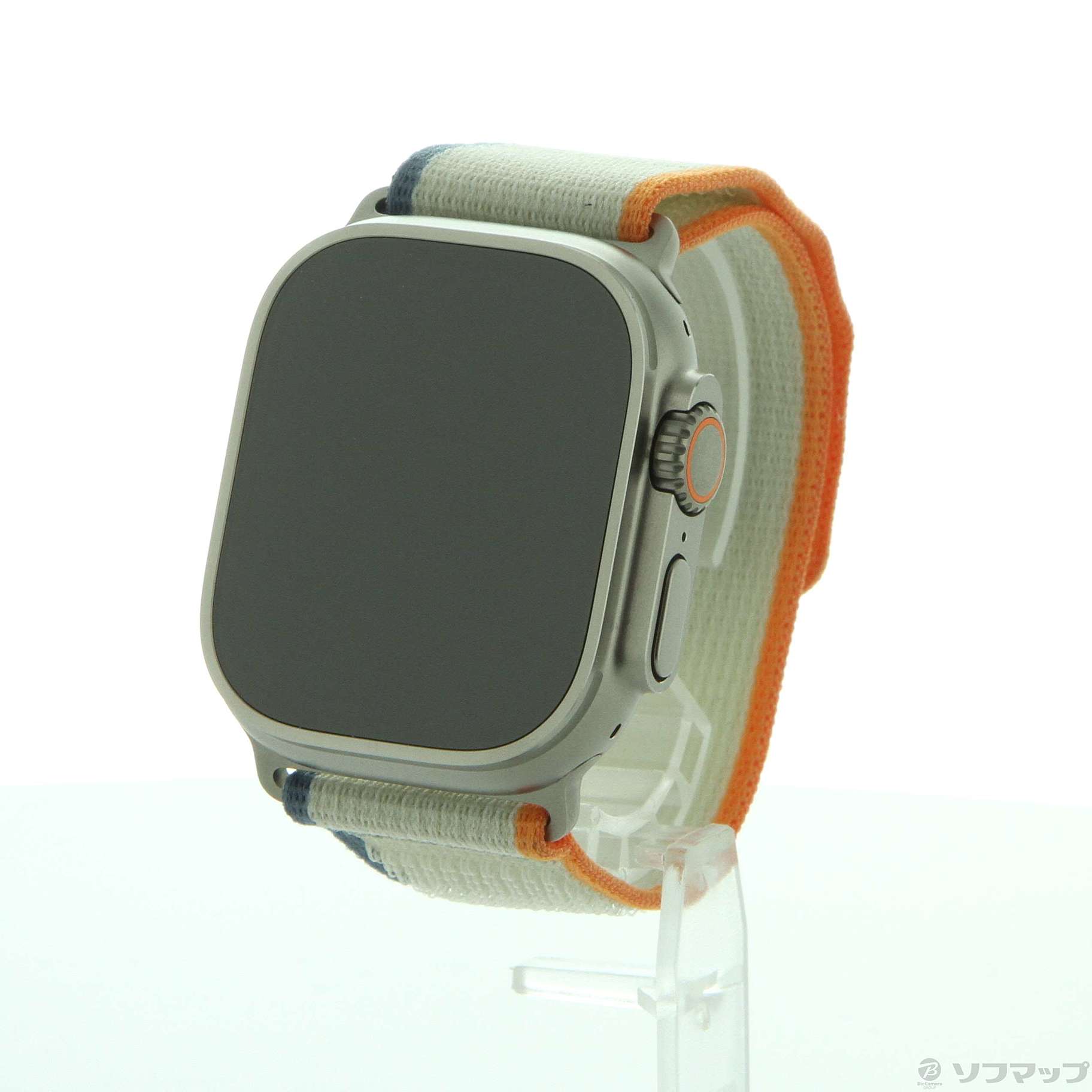 Apple Watch Ultra 2 GPS + Cellular 49mm チタニウムケース オレンジ／ベージュトレイルループ