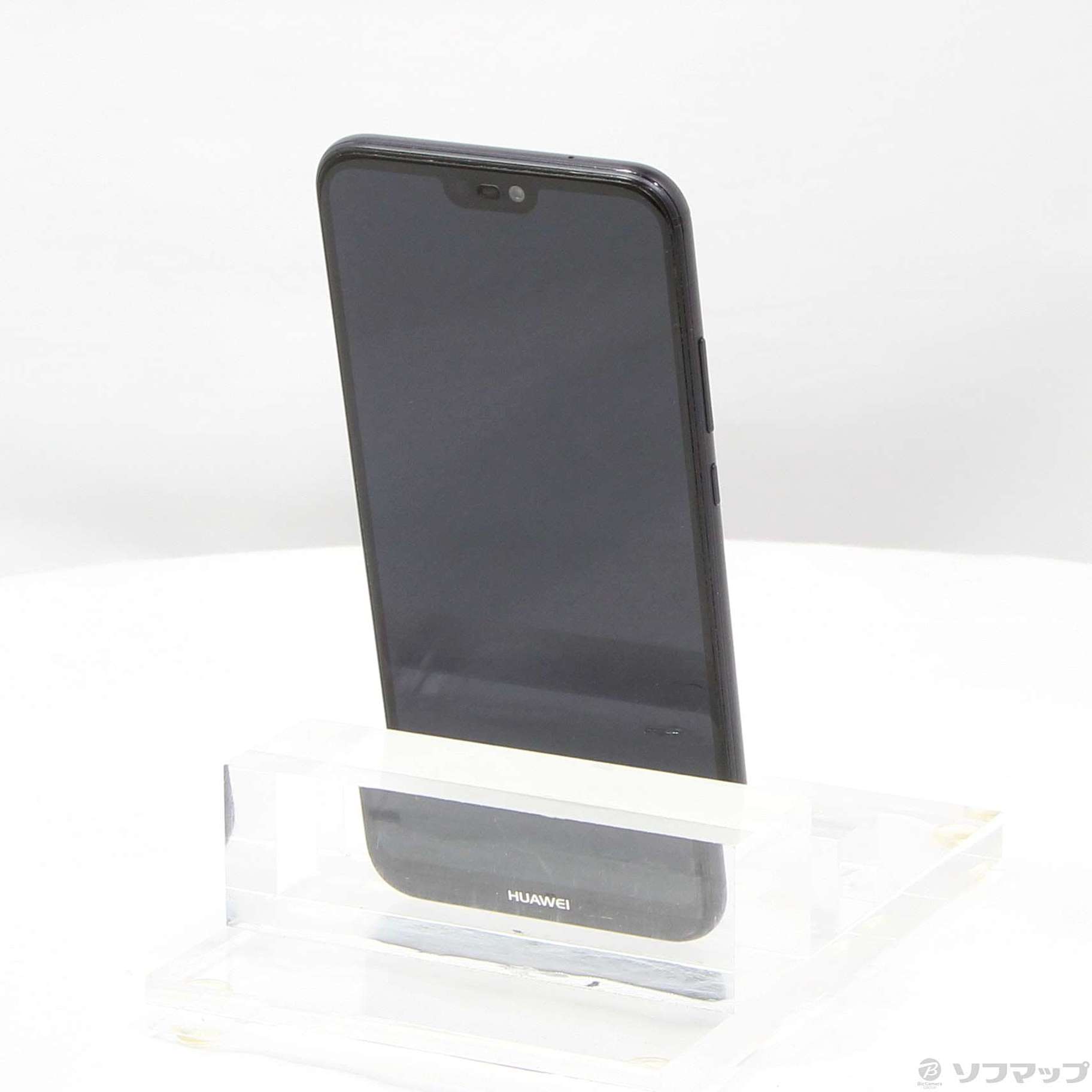 中古】HUAWEI P20 lite 64GB ミッドナイトブラック HWV32 auロック解除