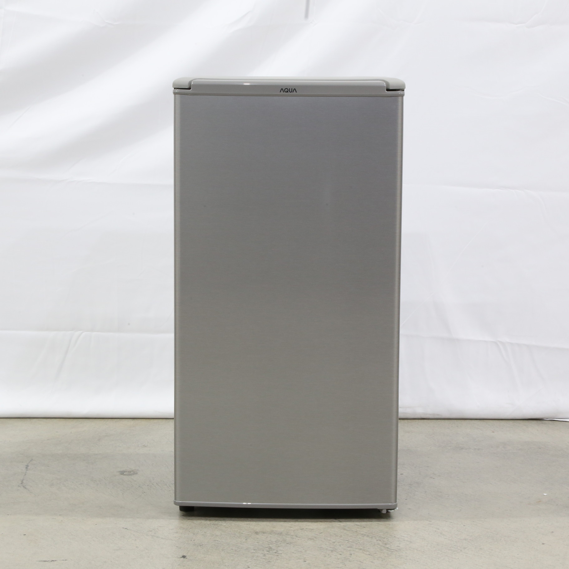 中古】〔展示品〕 冷蔵庫 ブラッシュシルバー AQR-8K2(S) ［幅42.6cm