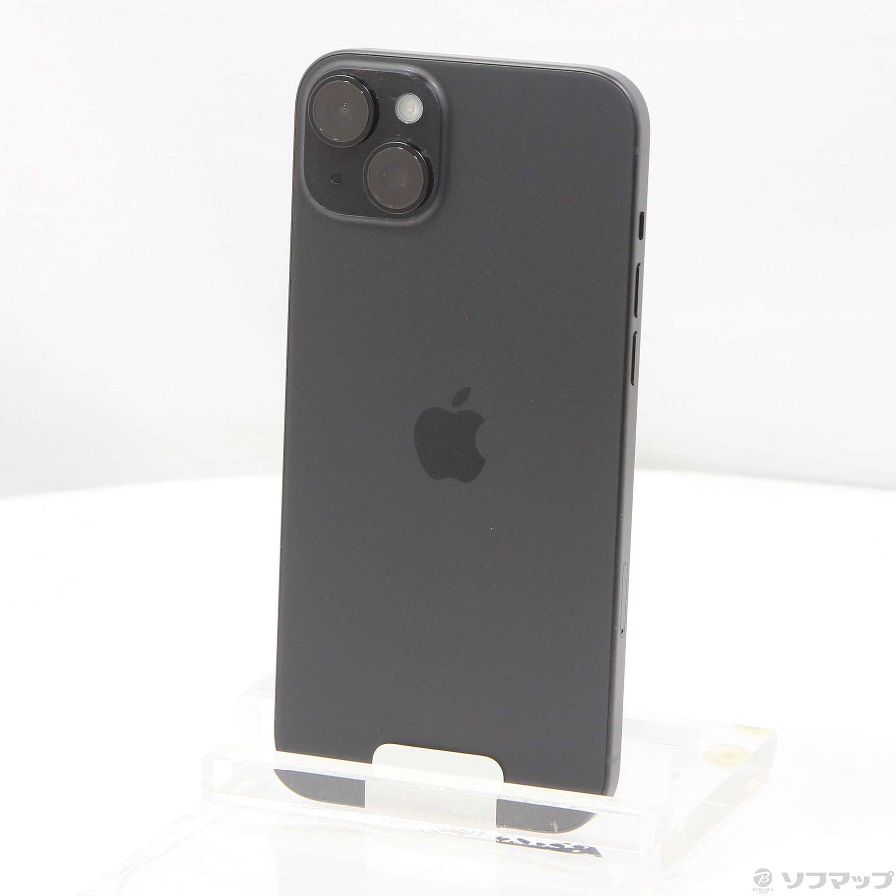 中古】iPhone15 Plus 128GB ブラック MU083J／A SIMフリー