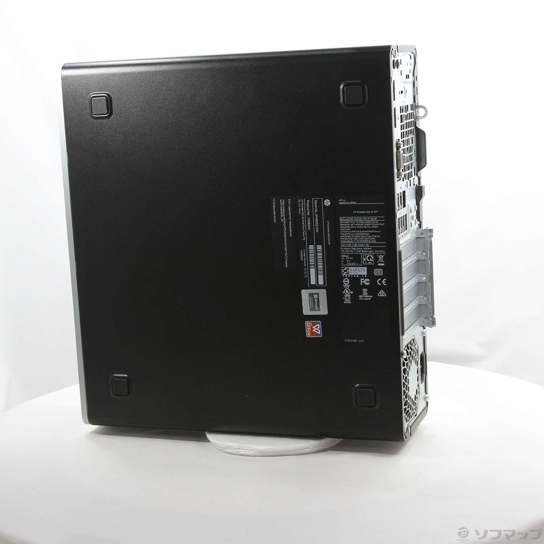 中古】HP EliteDesk 800 G3 SF Y2Z63AV [2133052708483] - リコレ