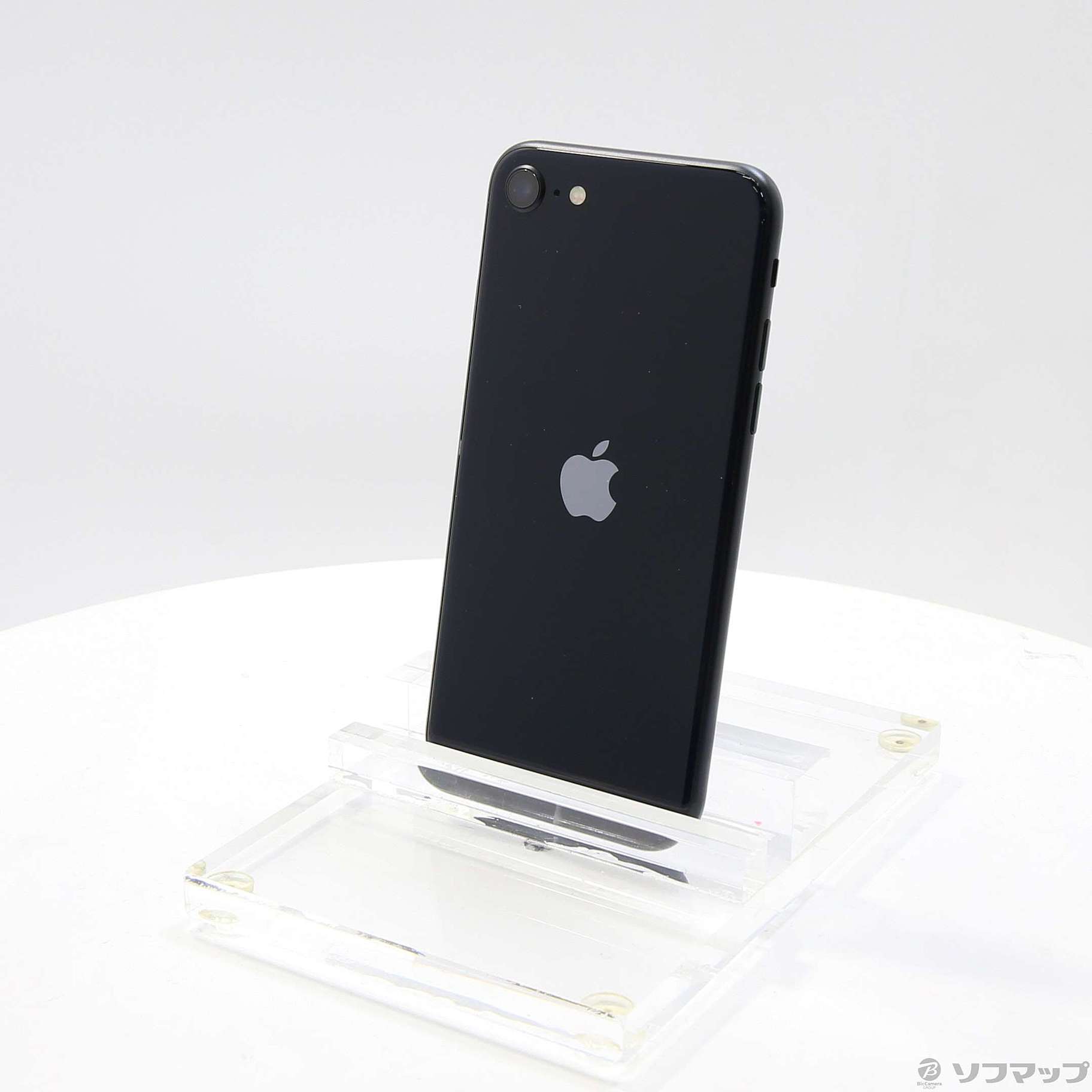 中古】iPhone SE 第3世代 128GB ミッドナイト MMYF3J／A SIMフリー