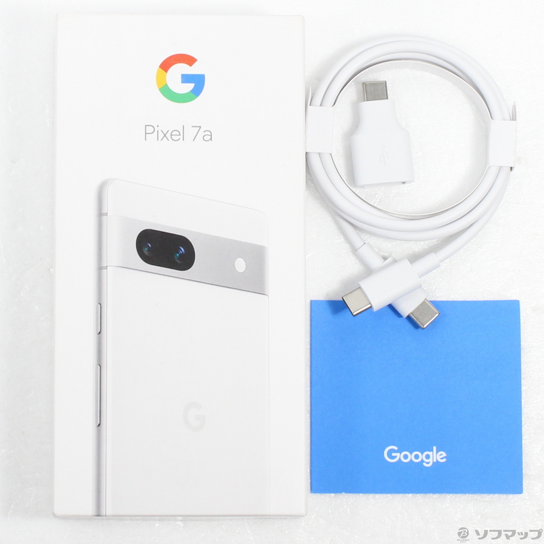 中古】Google Pixel 7a 128GB スノー auロック解除SIMフリー