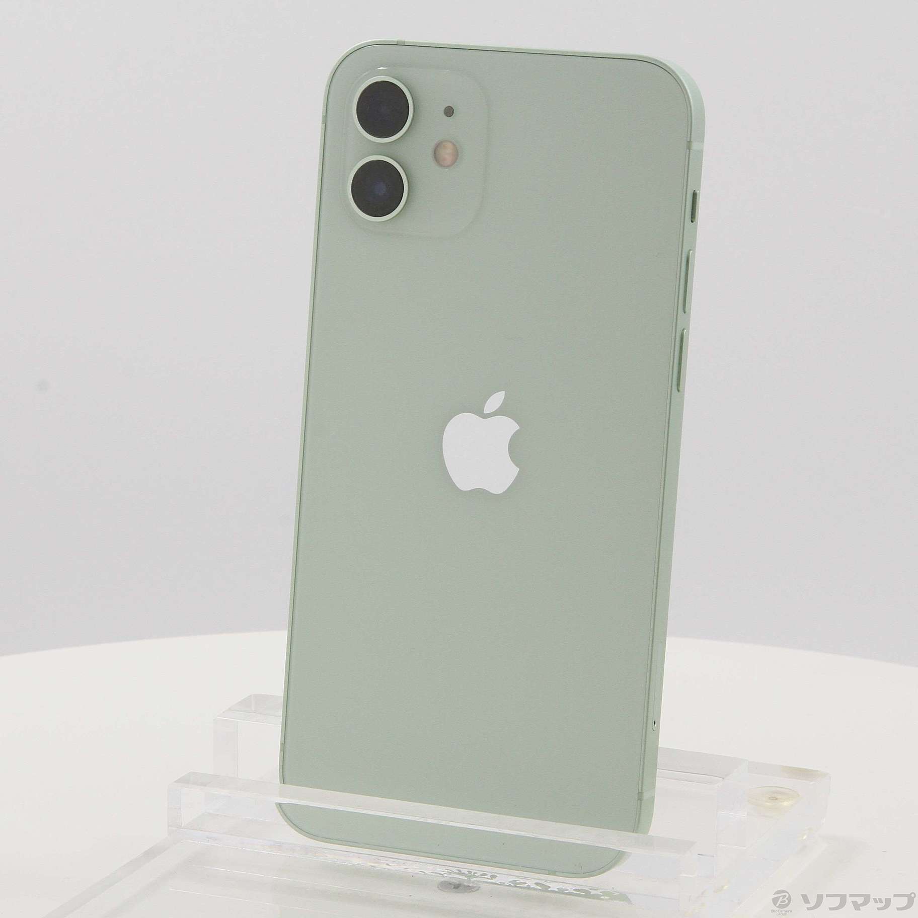 (中古)Apple iPhone12 64GB グリーン MGHT3J/A SIMフリー(348-ud)