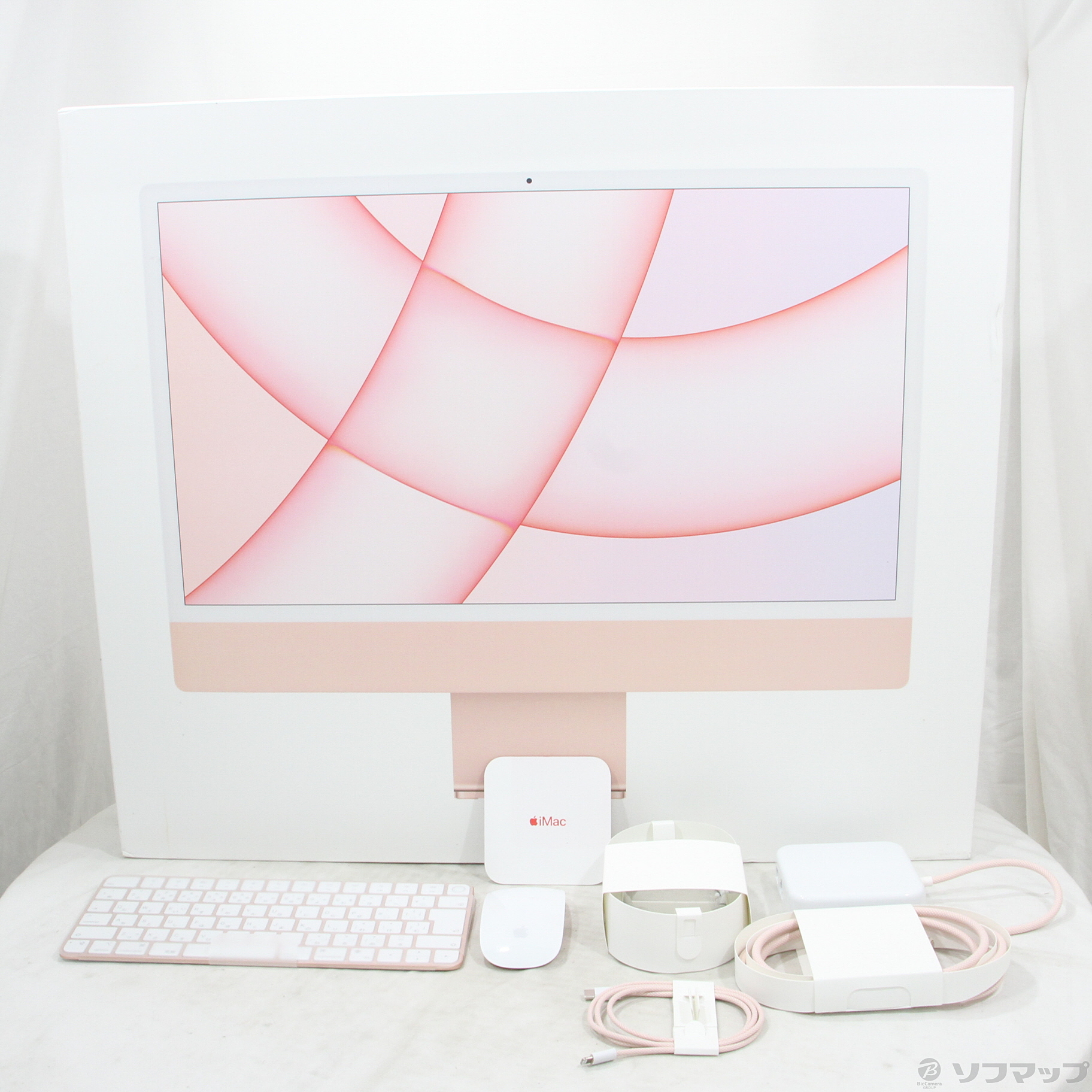 中古】〔展示品〕 iMac 24-inch Mid 2021 MGPN3J／A Apple M1 8コア