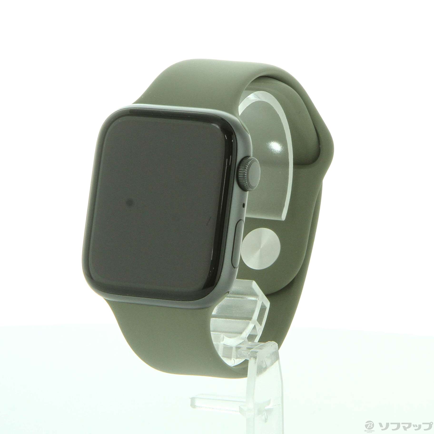 Apple Watch Series 5 GPS 44mm スペースグレイアルミニウムケース カーキスポーツバンド