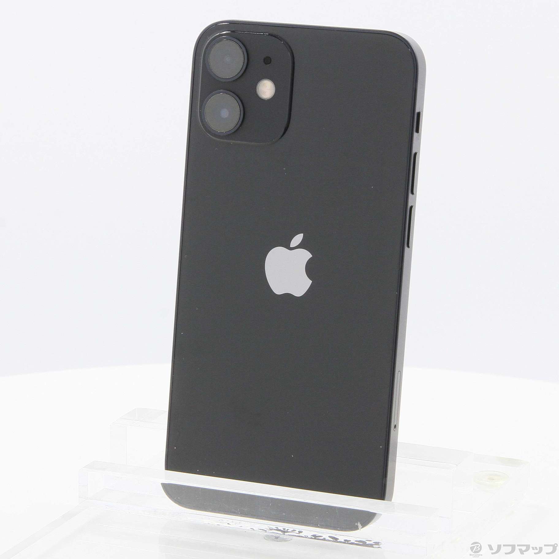 中古】iPhone12 mini 64GB ブラック MGA03J／A SIMフリー