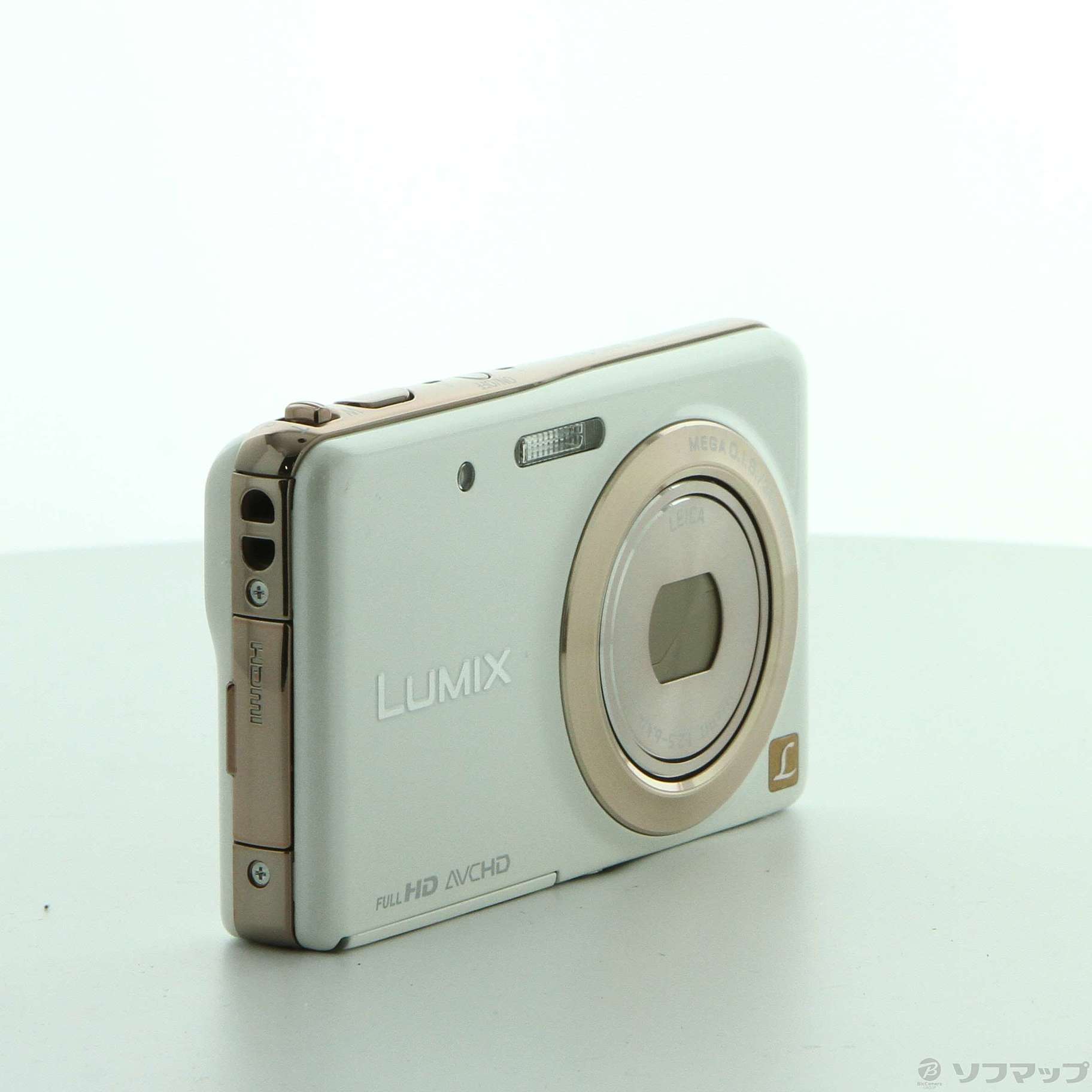 中古】LUMIX DMC-FX80-W (1210万画素／5倍／キャンドルホワイト／SDXC 