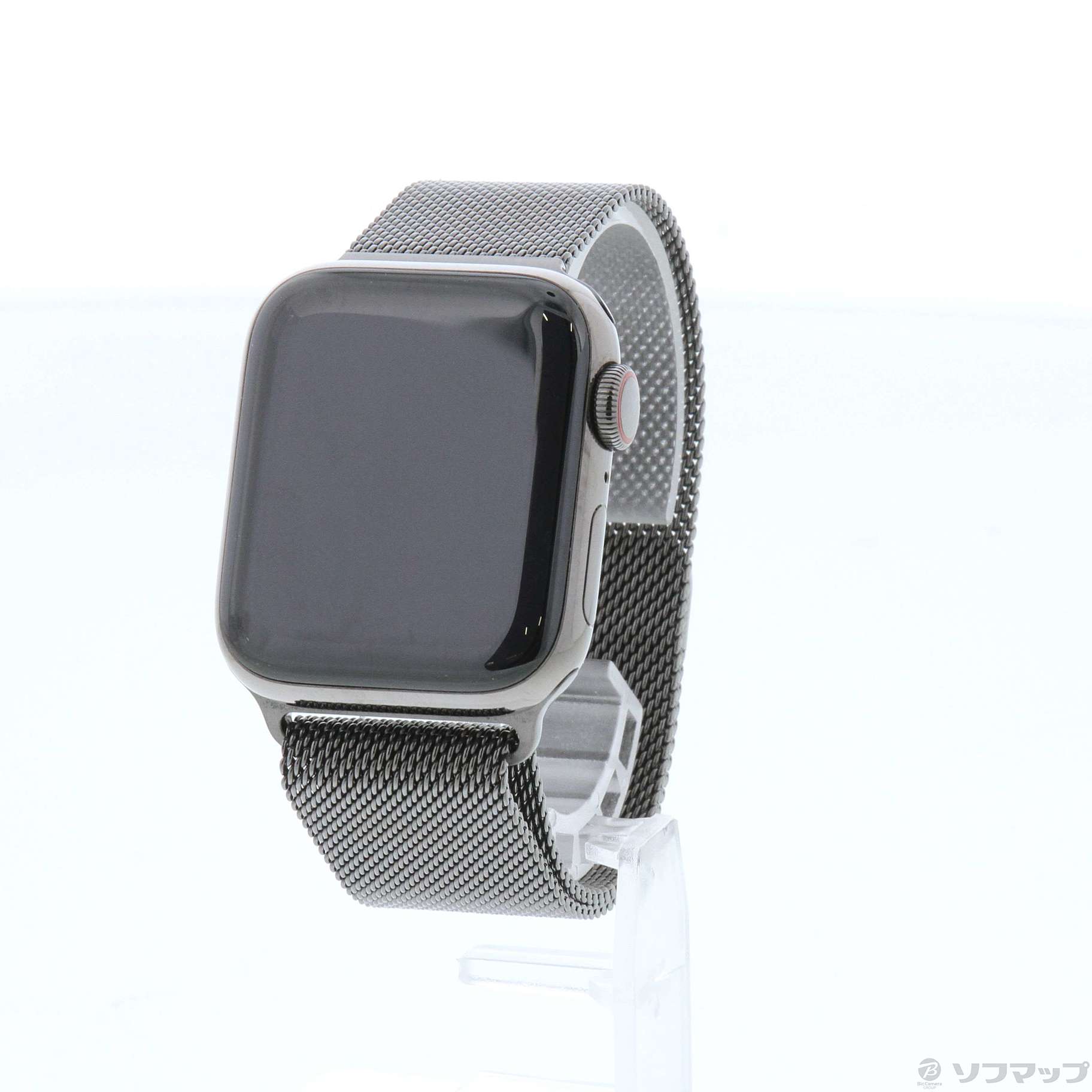 (中古)Apple Apple Watch Series 6 GPS + Cellular 40mm グラファイトステンレススチールケース グラファイトミラネーゼループ(252-ud)