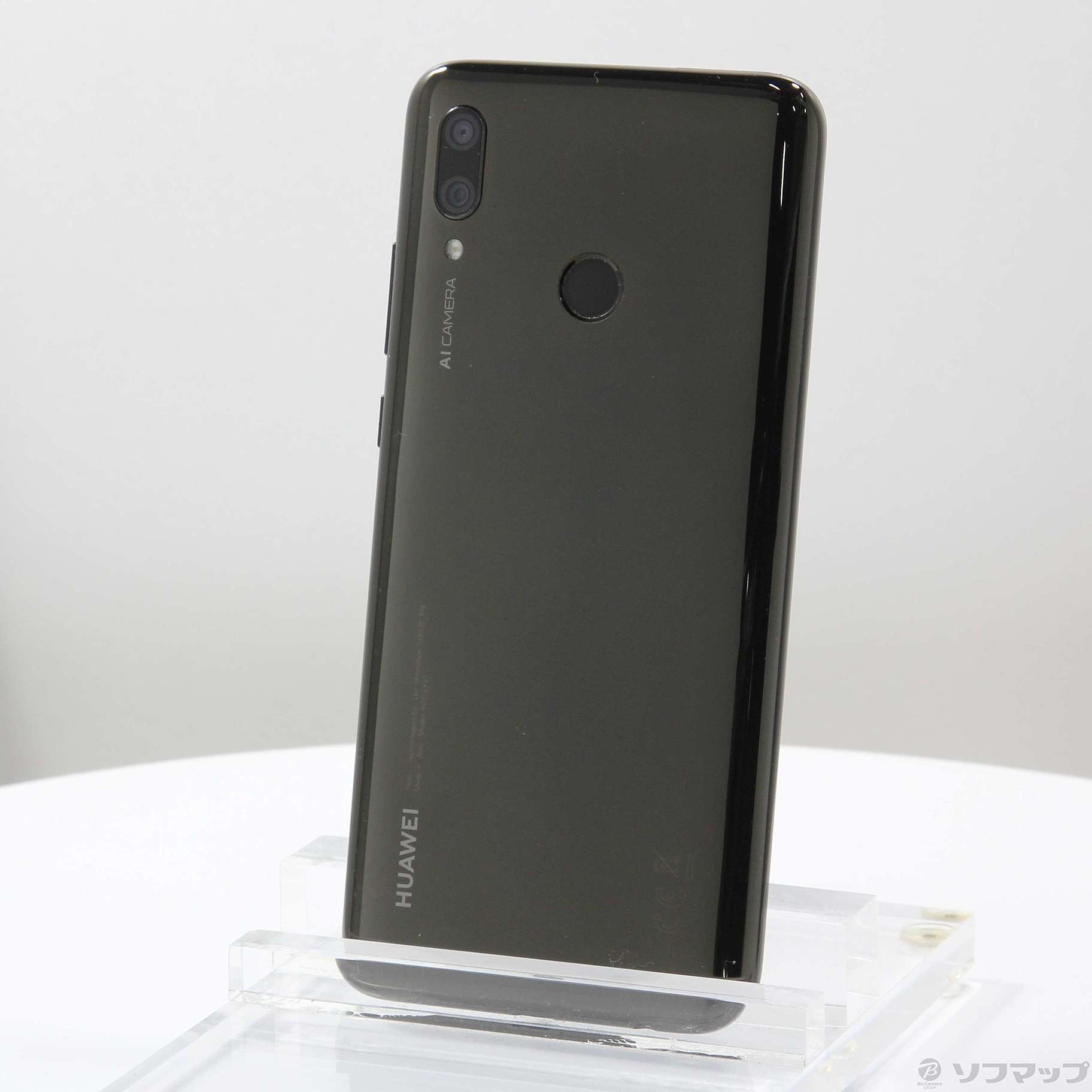 最新購入HUAWEI nova lite3 BLACK ブラック スマートフォン本体