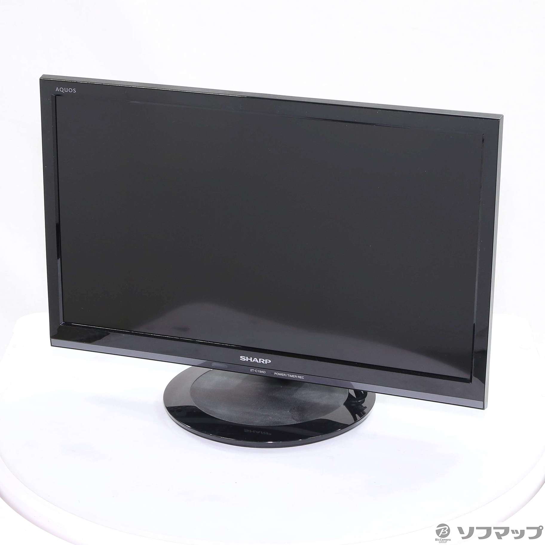 〔中古品〕 液晶テレビ AQUOS(アクオス) ブラック 2T-C19ADB ［19V型 ／ハイビジョン］