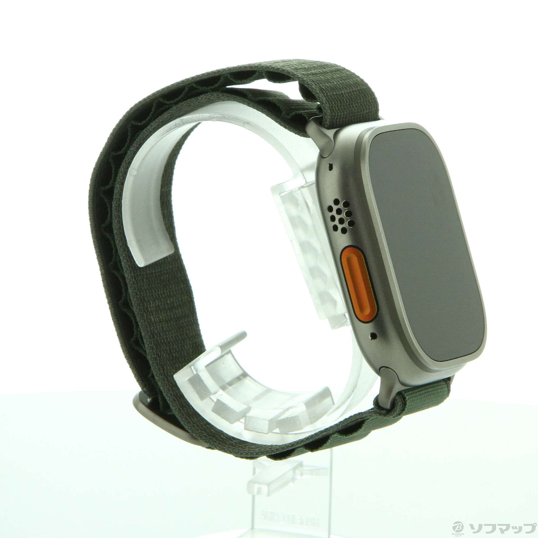 Apple Watch Ultra GPS + Cellular 49mm チタニウムケース グリーンアルパインループ