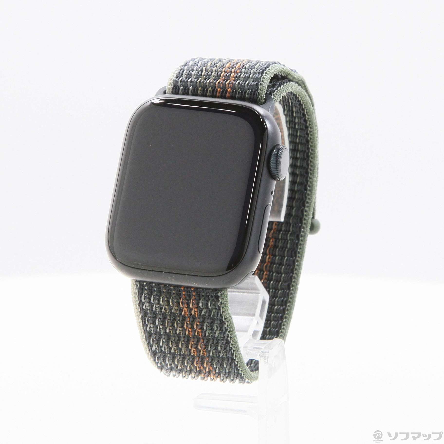 Apple Watch Series 8 GPS 41mm ミッドナイトアルミニウムケース ミッドナイトスポーツループ