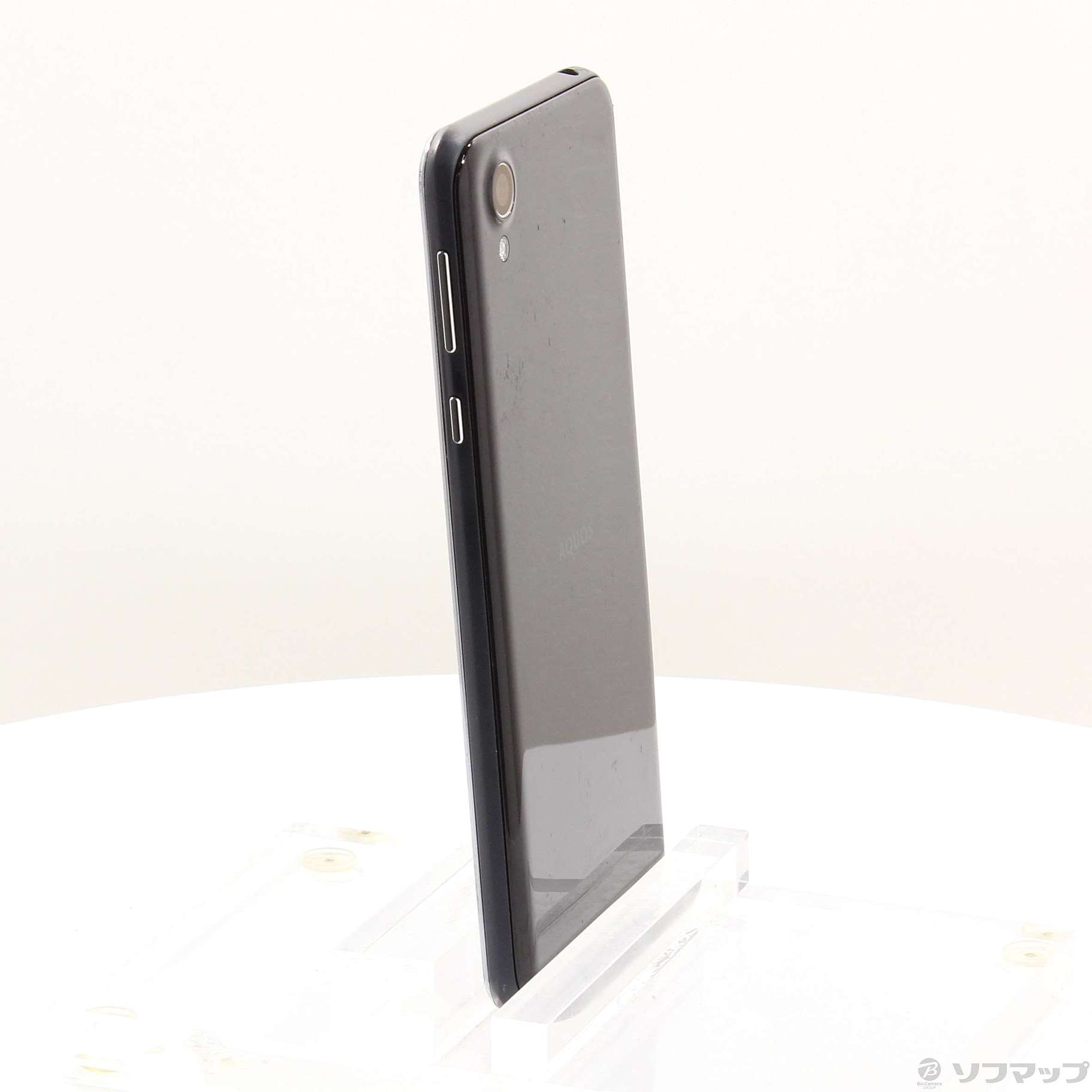 中古】AQUOS sense plus 32GB ブラック SH-M07 SIMフリー 