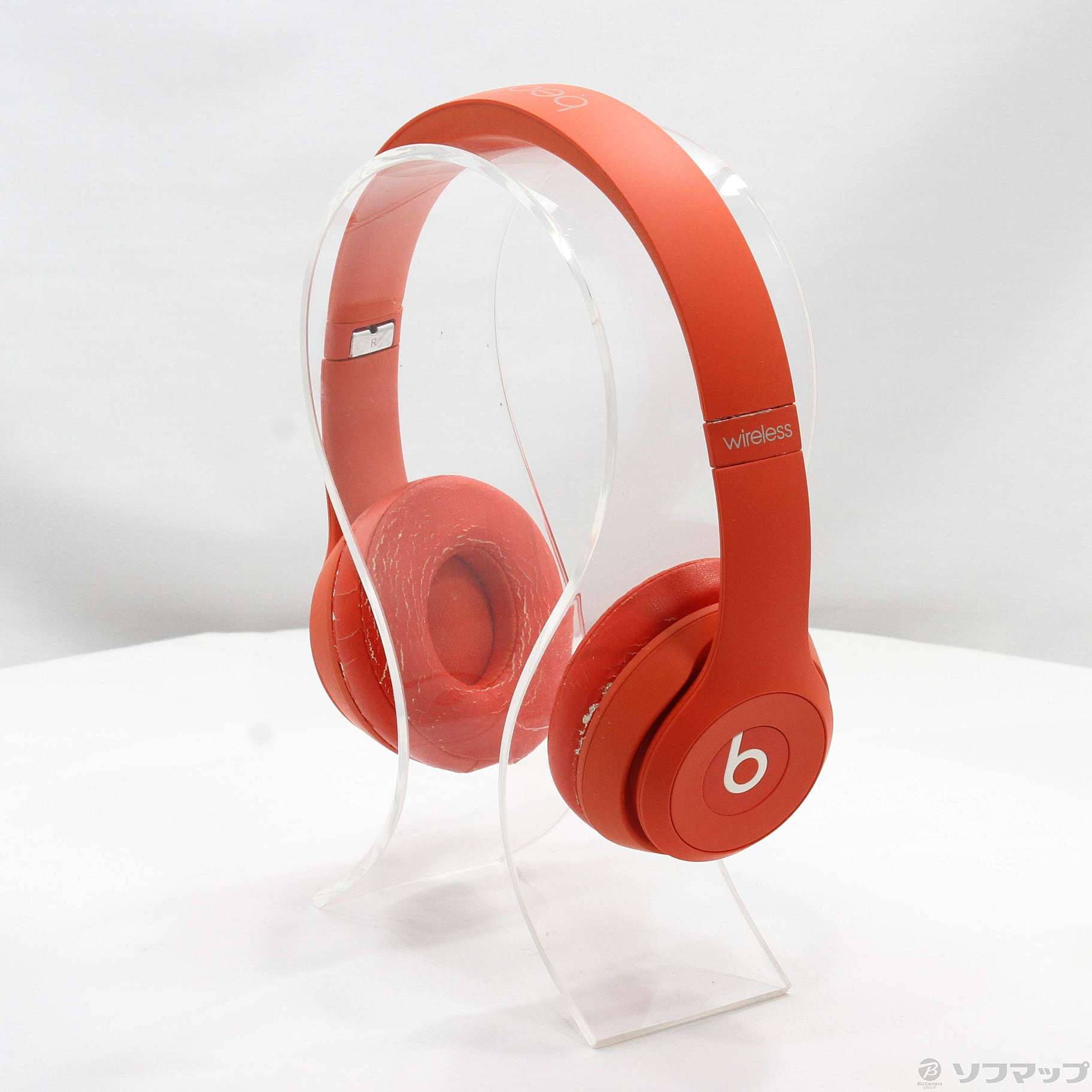 (中古)Beats by Dr. Dre Beats Solo3 Wireless MP162PA/A プロダクトレッド(377-ud)