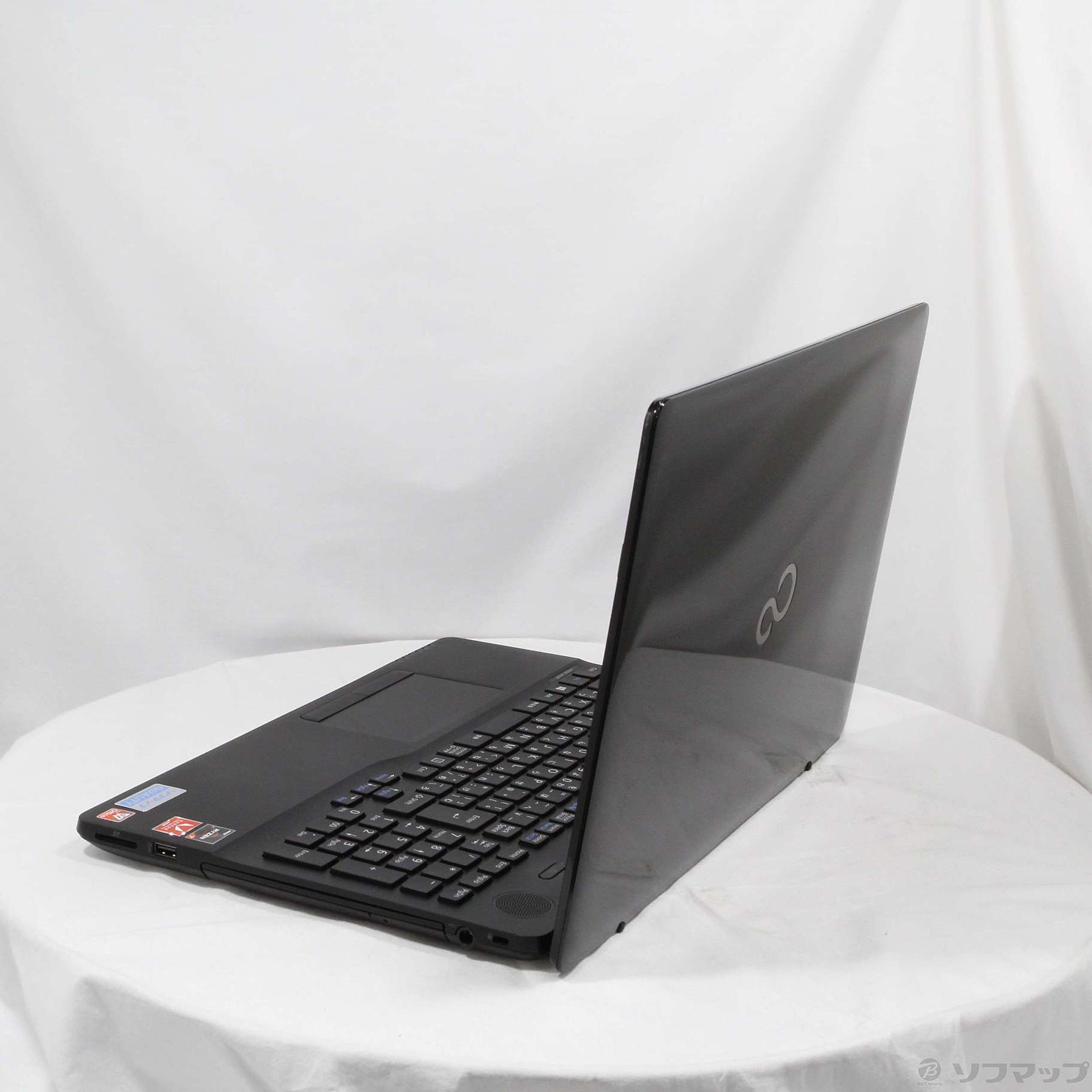 中古】LIFEBOOK AH76／D1 FMVA76D1BB シャイニーブラック 〔Windows 10