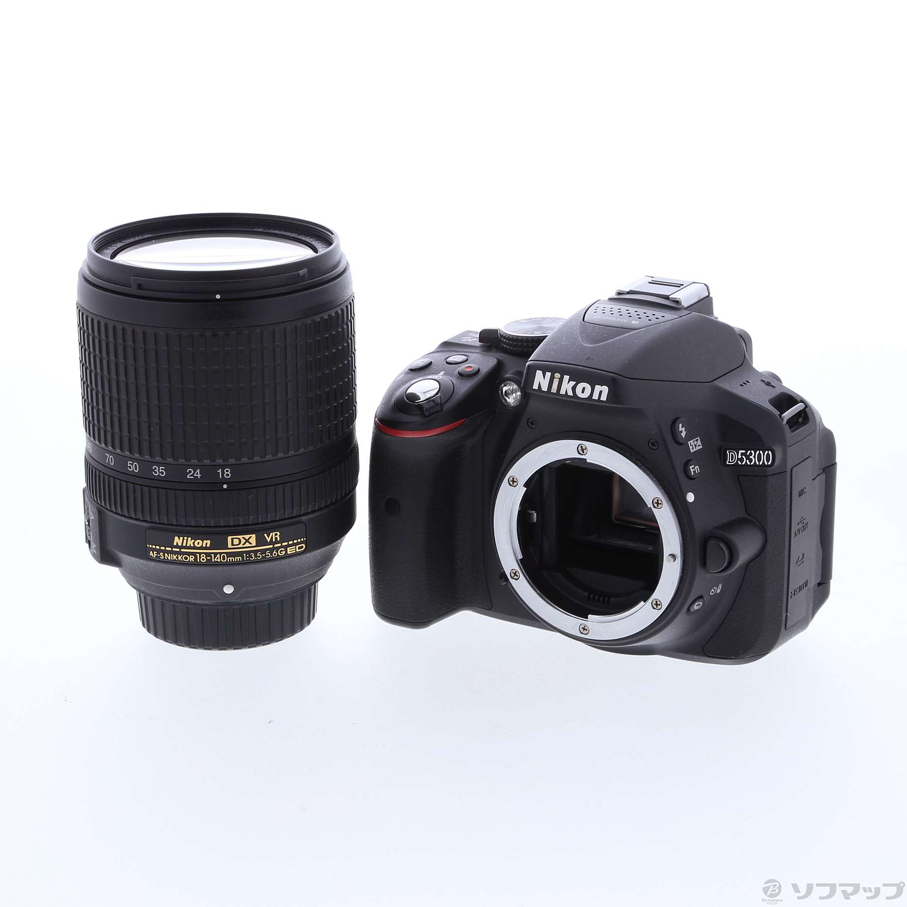 中古】NIKON D5300 18-140 VR レンズキット ブラック (2410万画素