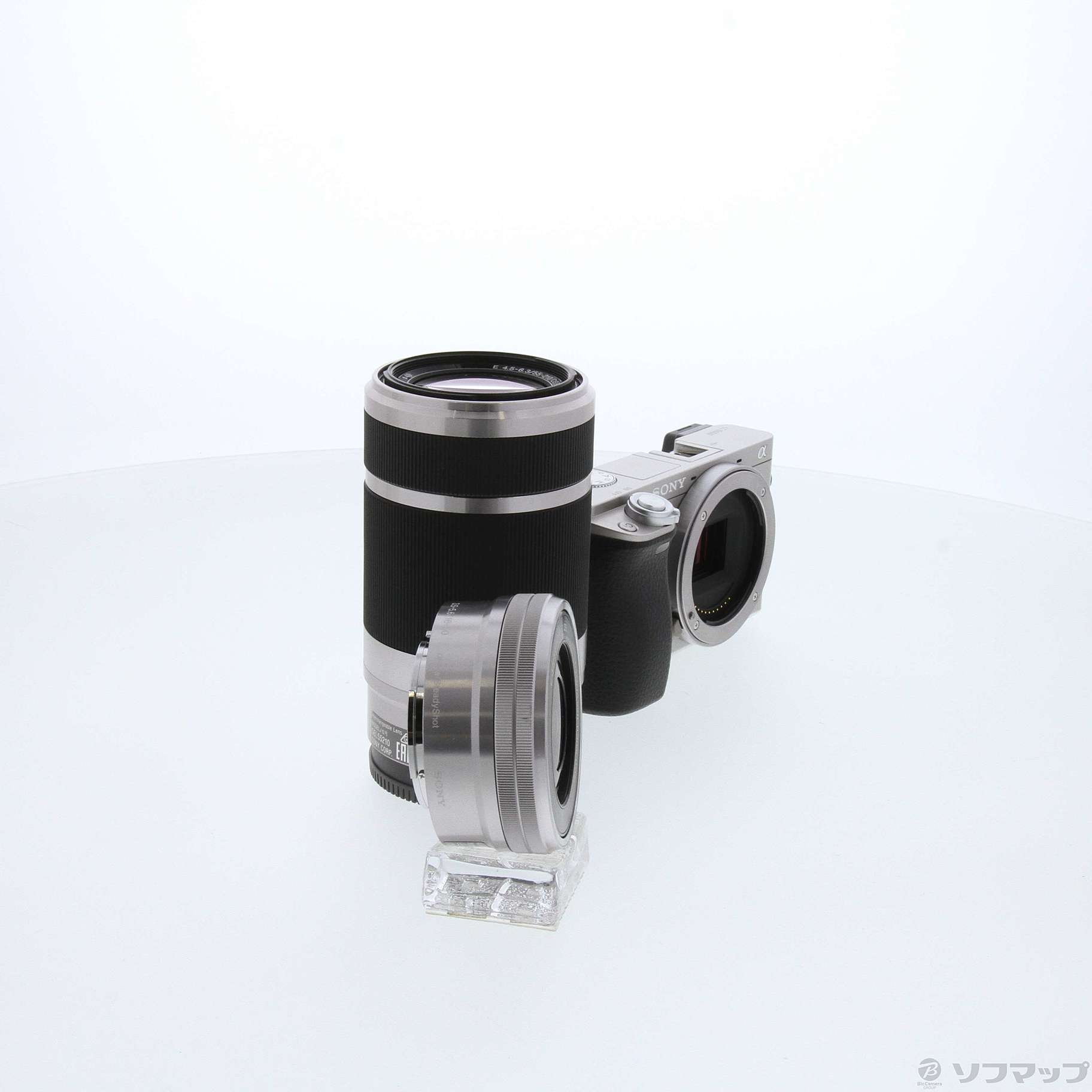 中古】α6000 ダブルズームレンズキット シルバー ILCE-6000Y 
