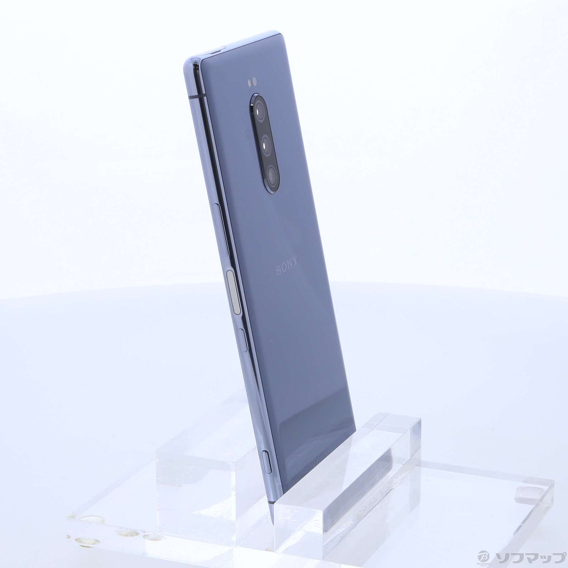 中古】Xperia 1 64GB グレー SOV40 auロック解除SIMフリー