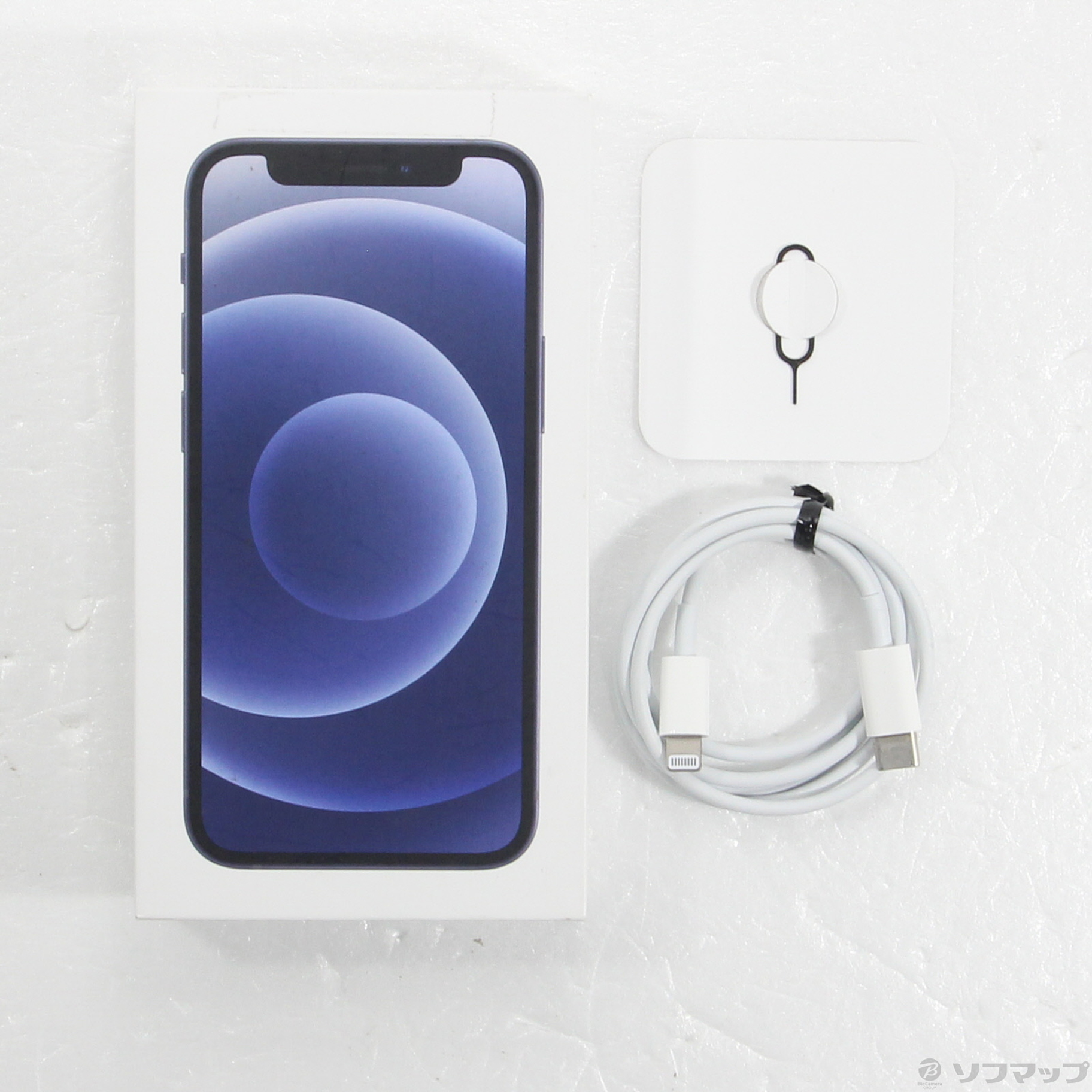 中古】iPhone12 mini 128GB ブラック MGDJ3J／A SIMフリー