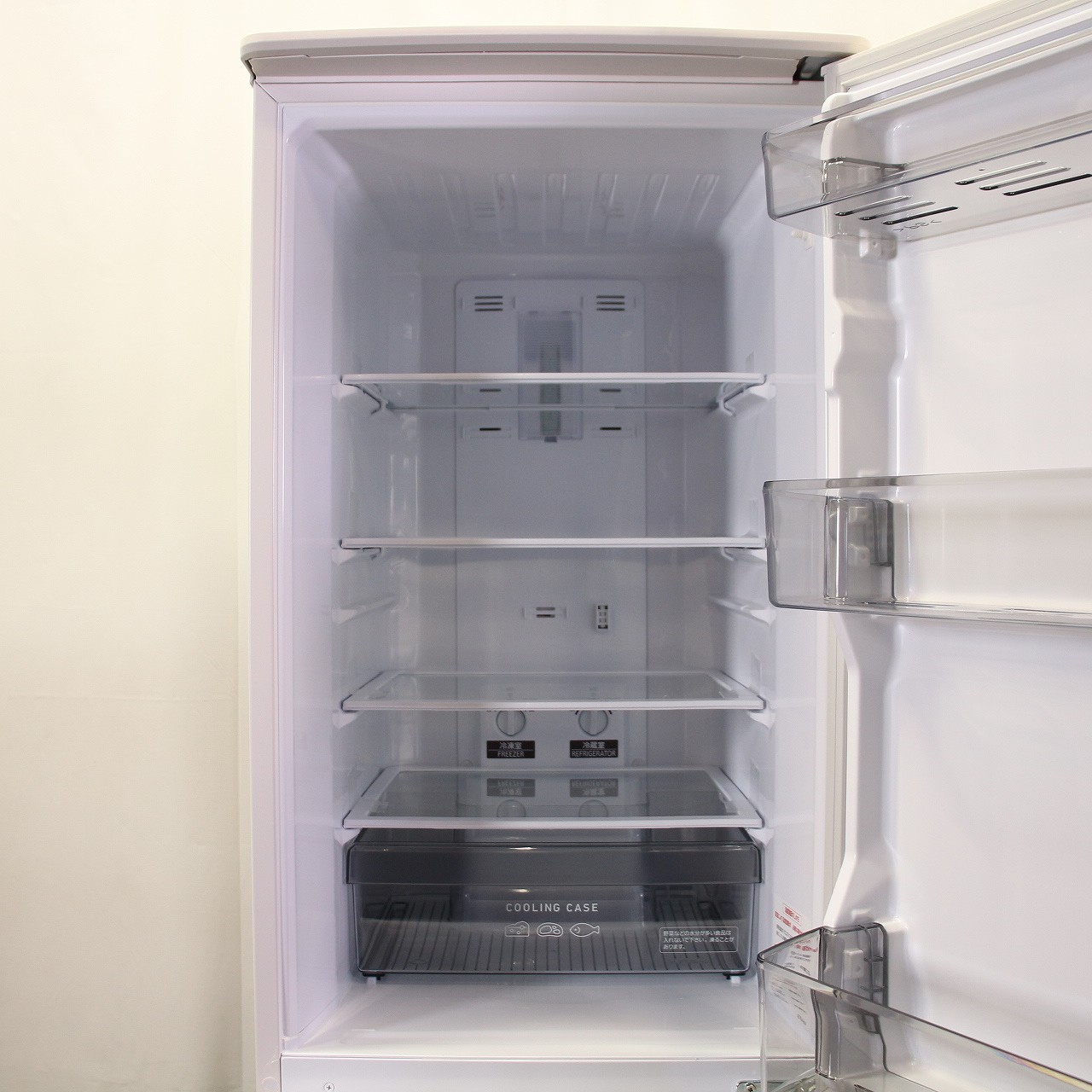 三菱2ドア冷蔵庫MR-P17H-W マットホワイト 2022年製 - 生活家電・空調