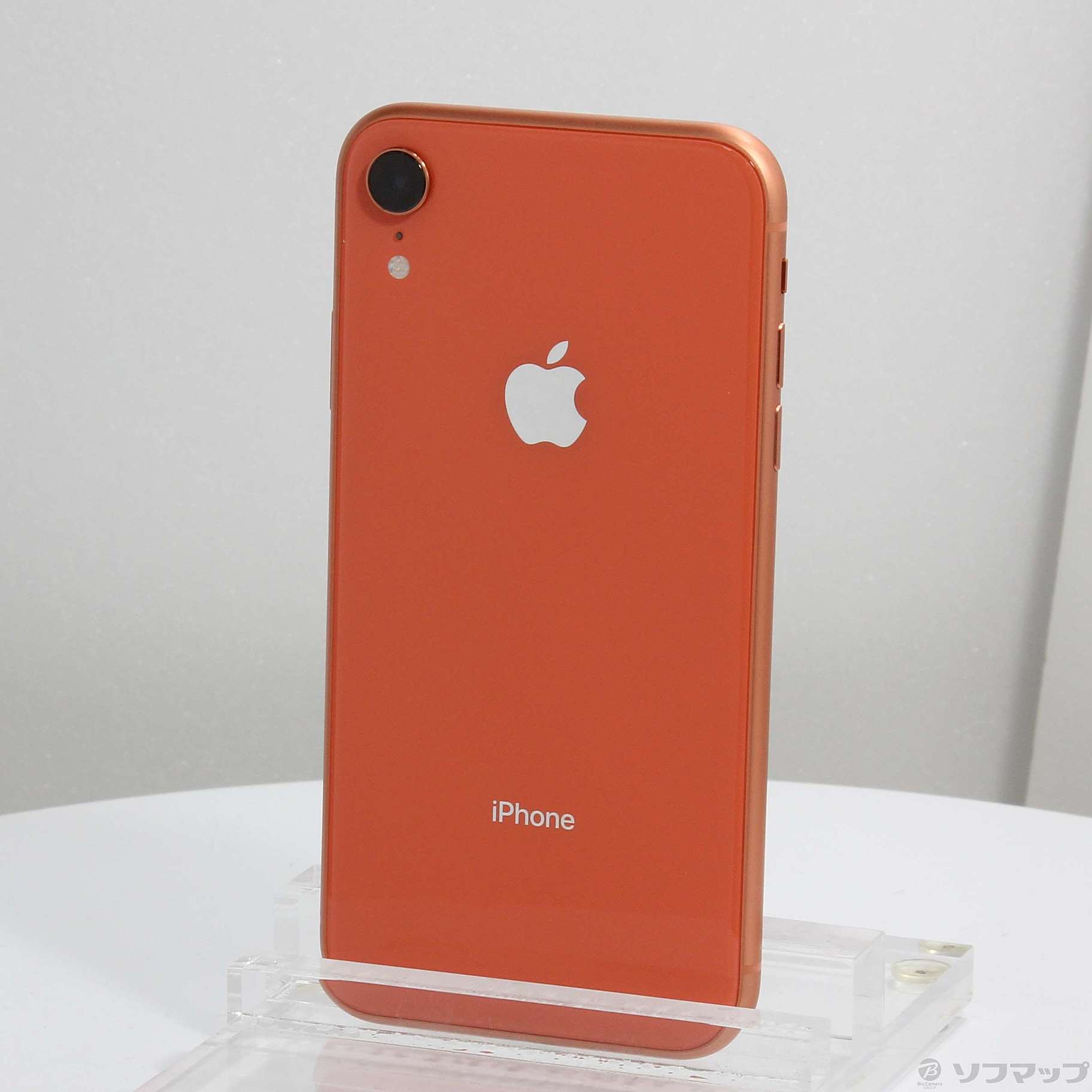 S超美品】iPhone XR コーラル 128 GB SIMフリー 本体 - スマートフォン・携帯電話