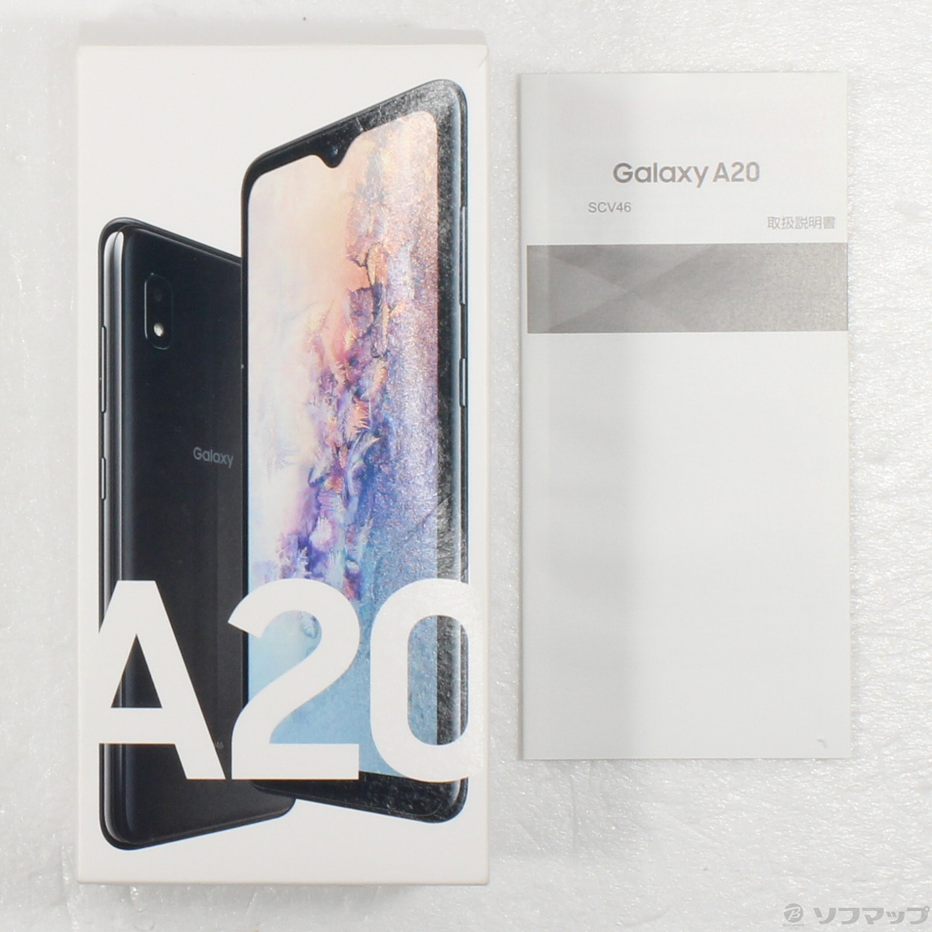 Android 11 Galaxy A20 SCV46 ブラック SIMフリー - スマートフォン本体