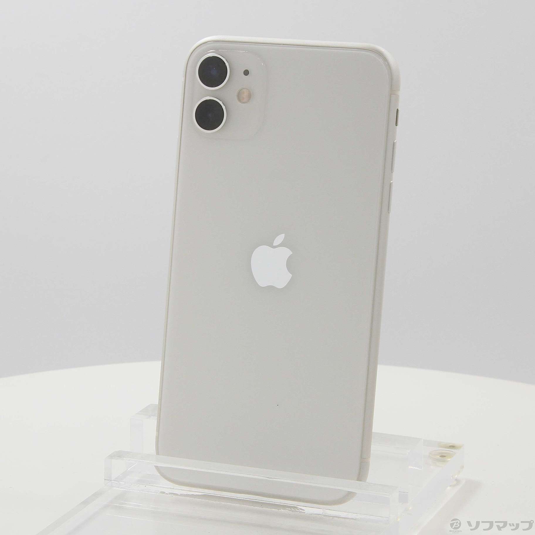 中古】iPhone11 64GB ホワイト MWLU2J／A SIMフリー [2133052867340