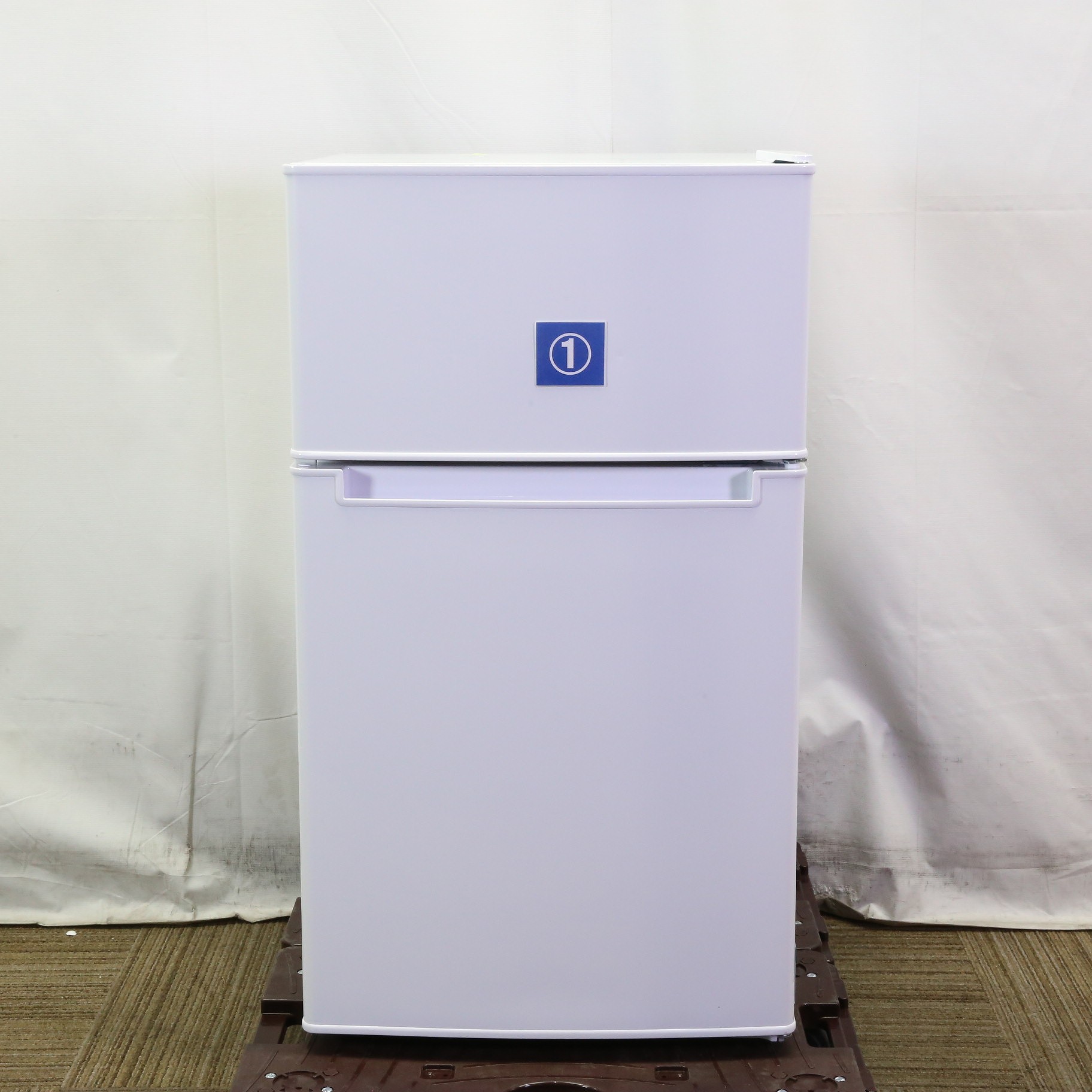 中古】〔展示品〕 冷蔵庫 ホワイト BR-85A-W ［幅47.4cm ／85L ／2ドア