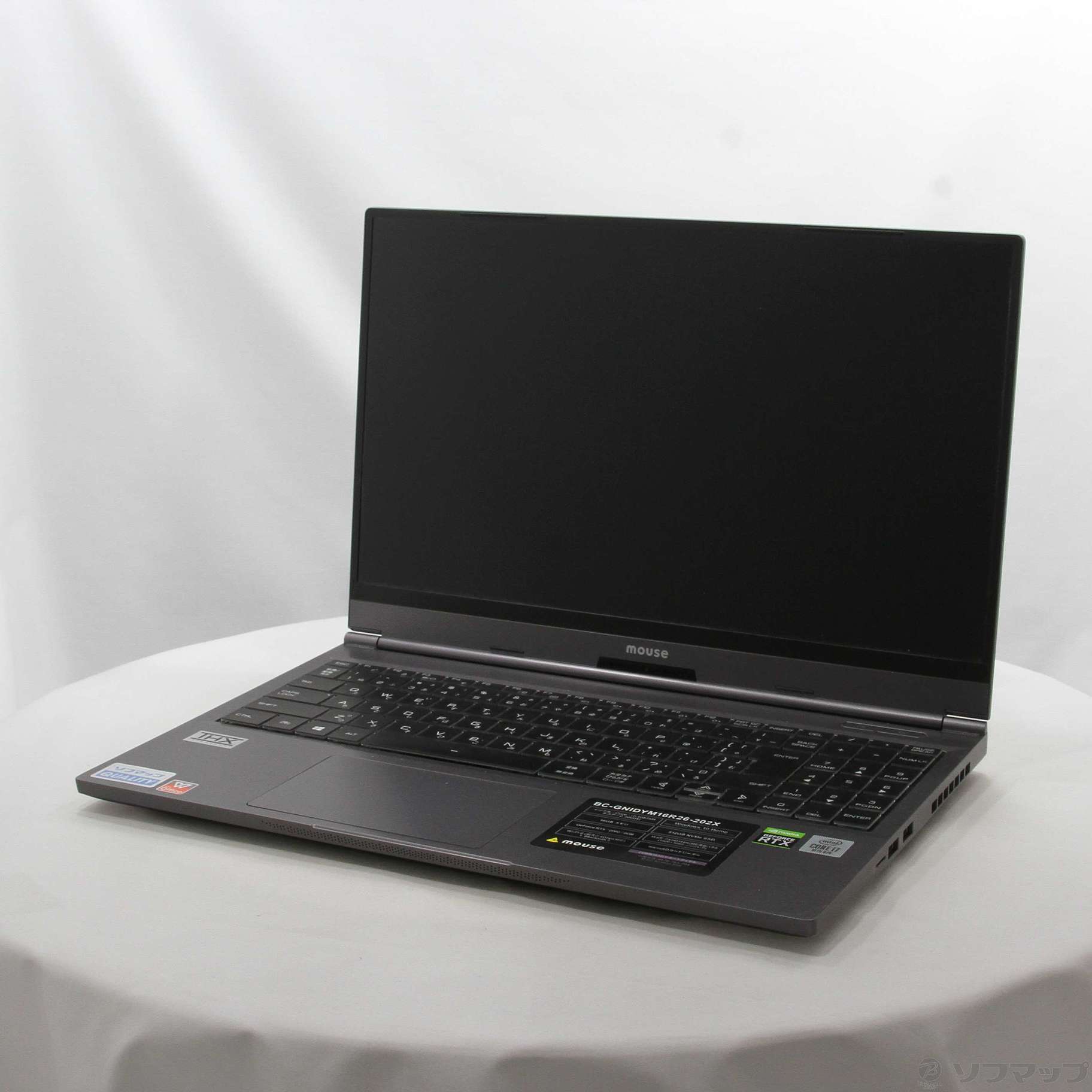 〔中古品〕 G-Tune BC-GNIDYM16R26-202X ［Core i7 10875H  (2.3GHz)／16GB／SSD512GB／GeForce RTX 2060(6GB)／15.6インチワイド］