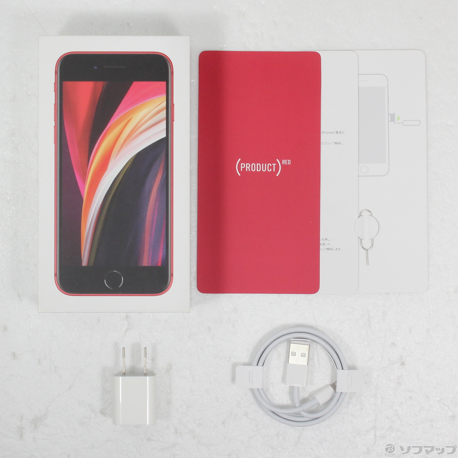 中古】iPhone SE 第2世代 64GB プロダクトレッド MX9U2J／A SoftBank
