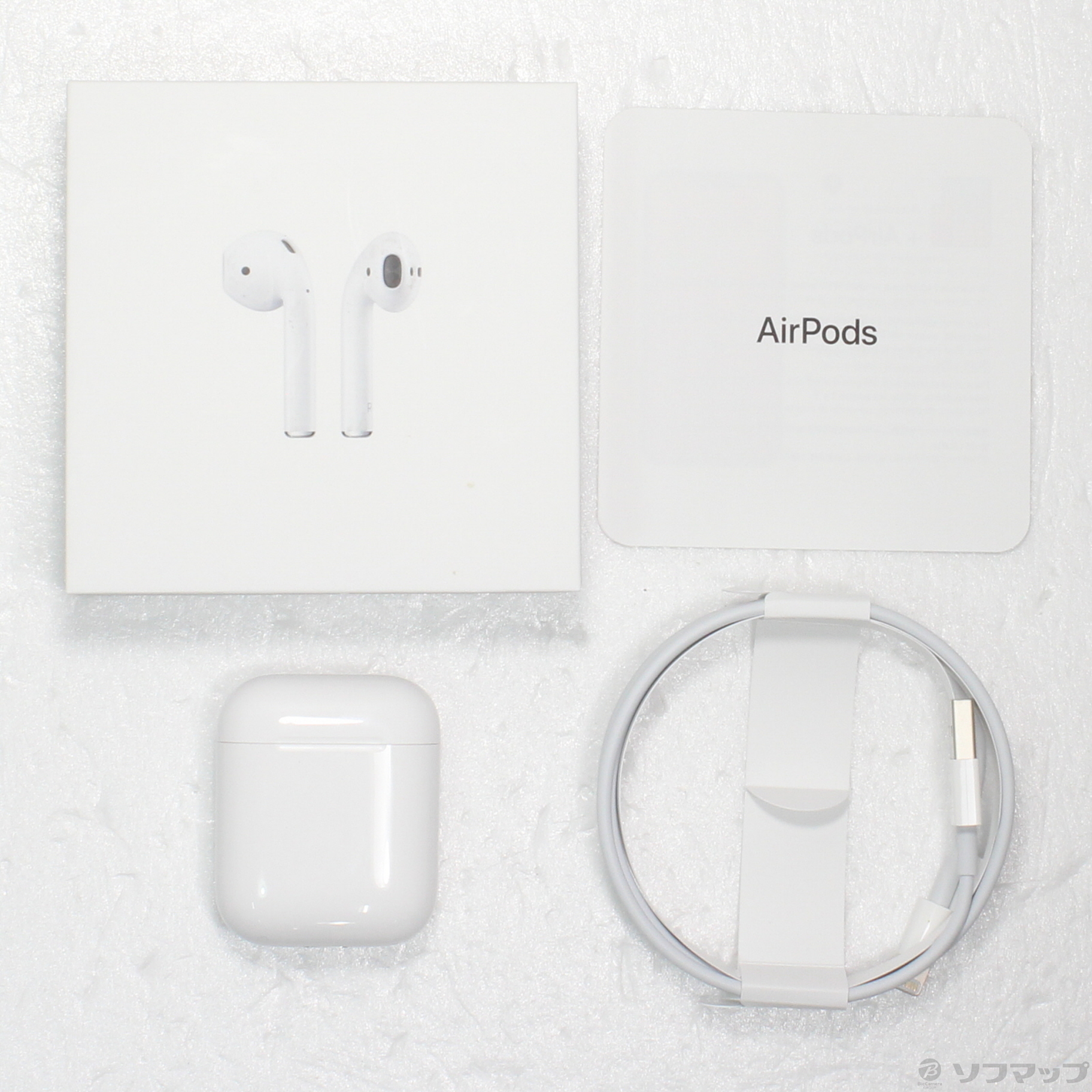 エアーポッズ AirPods 第二世代 両耳 左右耳 国内Apple正規品 - イヤホン