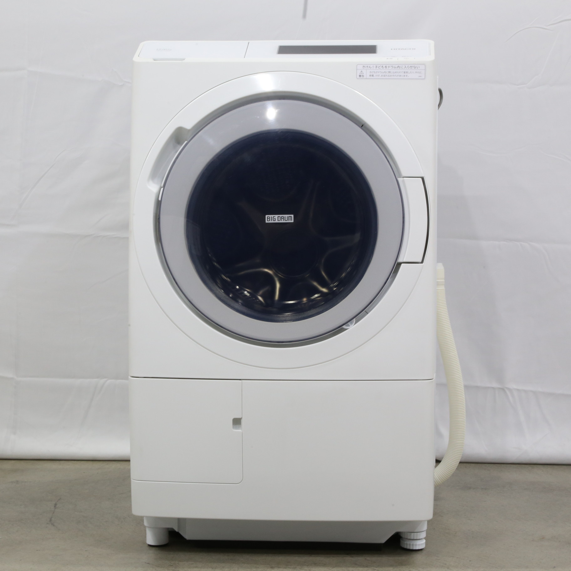 中古】〔展示品〕 ドラム式洗濯乾燥機 ホワイト BD-STX120HR-W