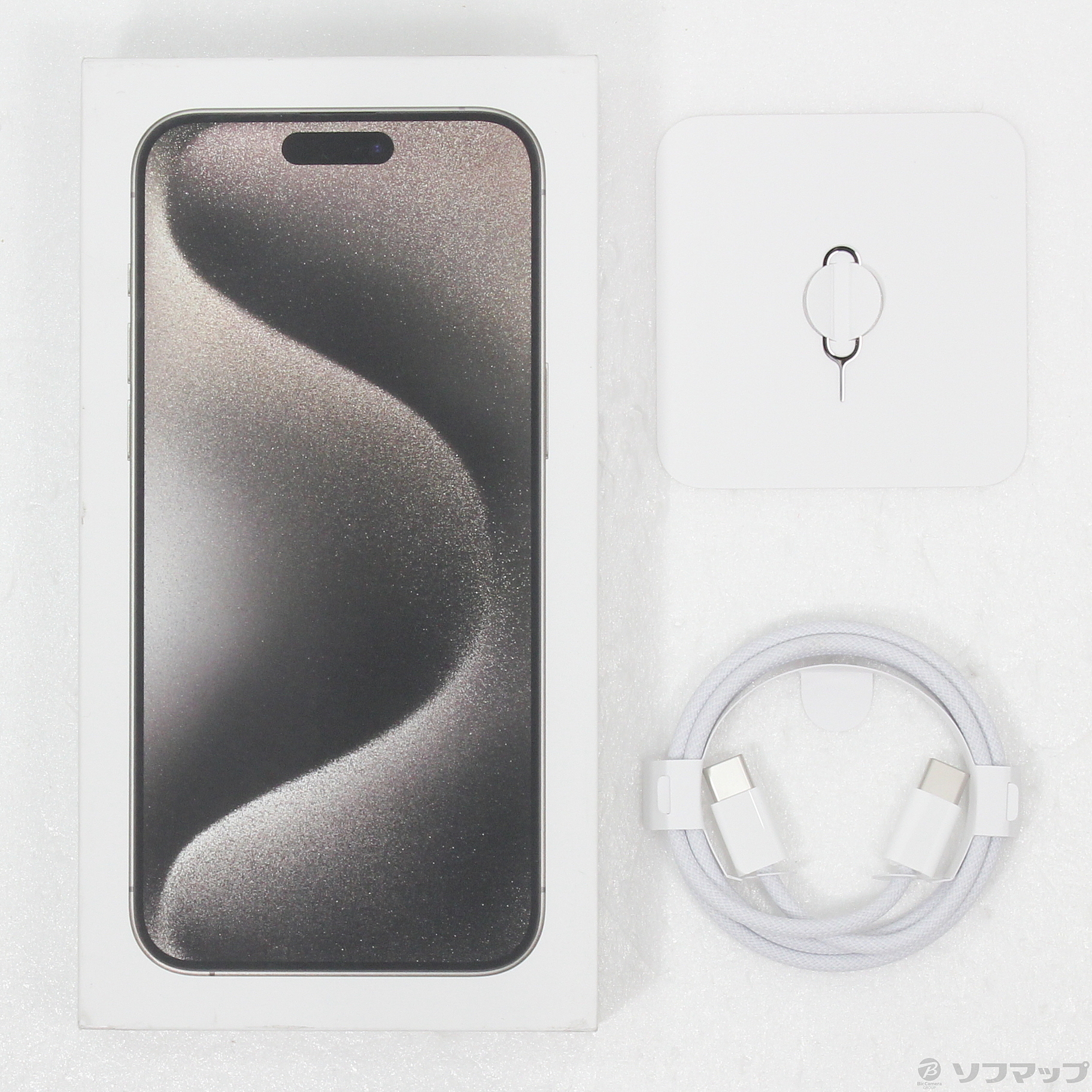 中古】iPhone15 Pro Max 512GB ナチュラルチタニウム MU6W3J／A SIM
