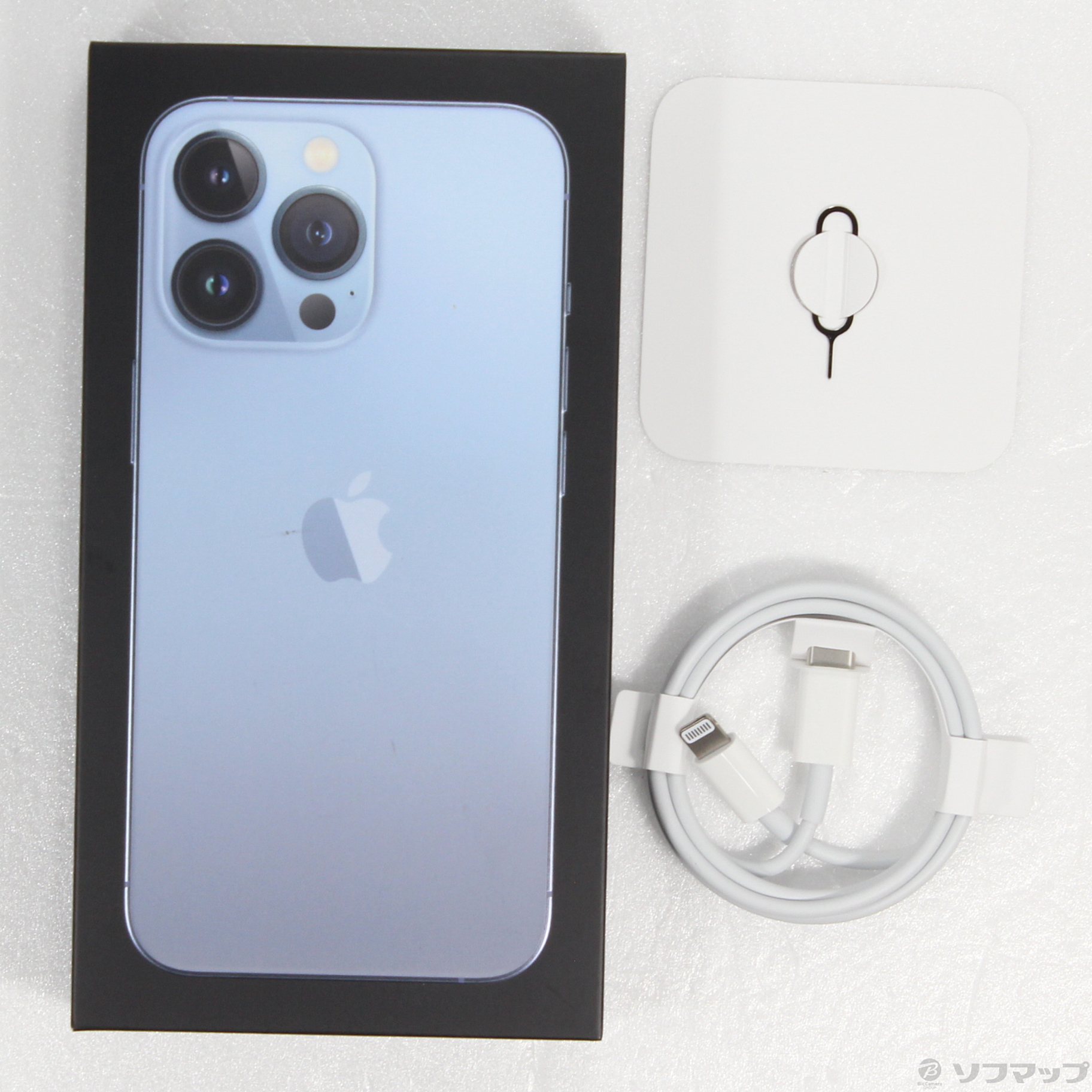 中古】iPhone13 Pro 128GB シエラブルー MLUK3J／A SIMフリー