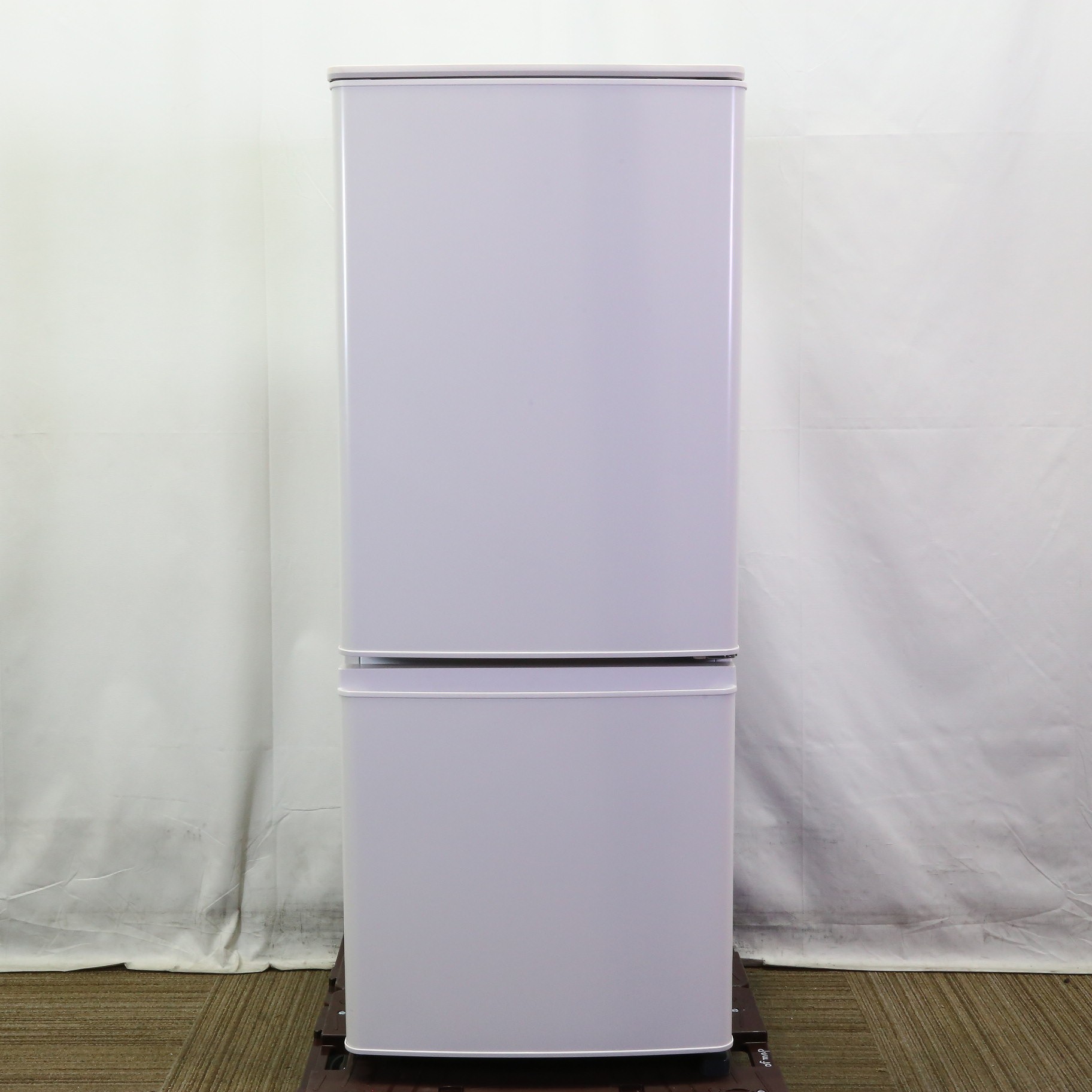 中古】〔展示品〕 冷蔵庫 マットホワイト MR-P15H-W ［幅48cm ／146L 