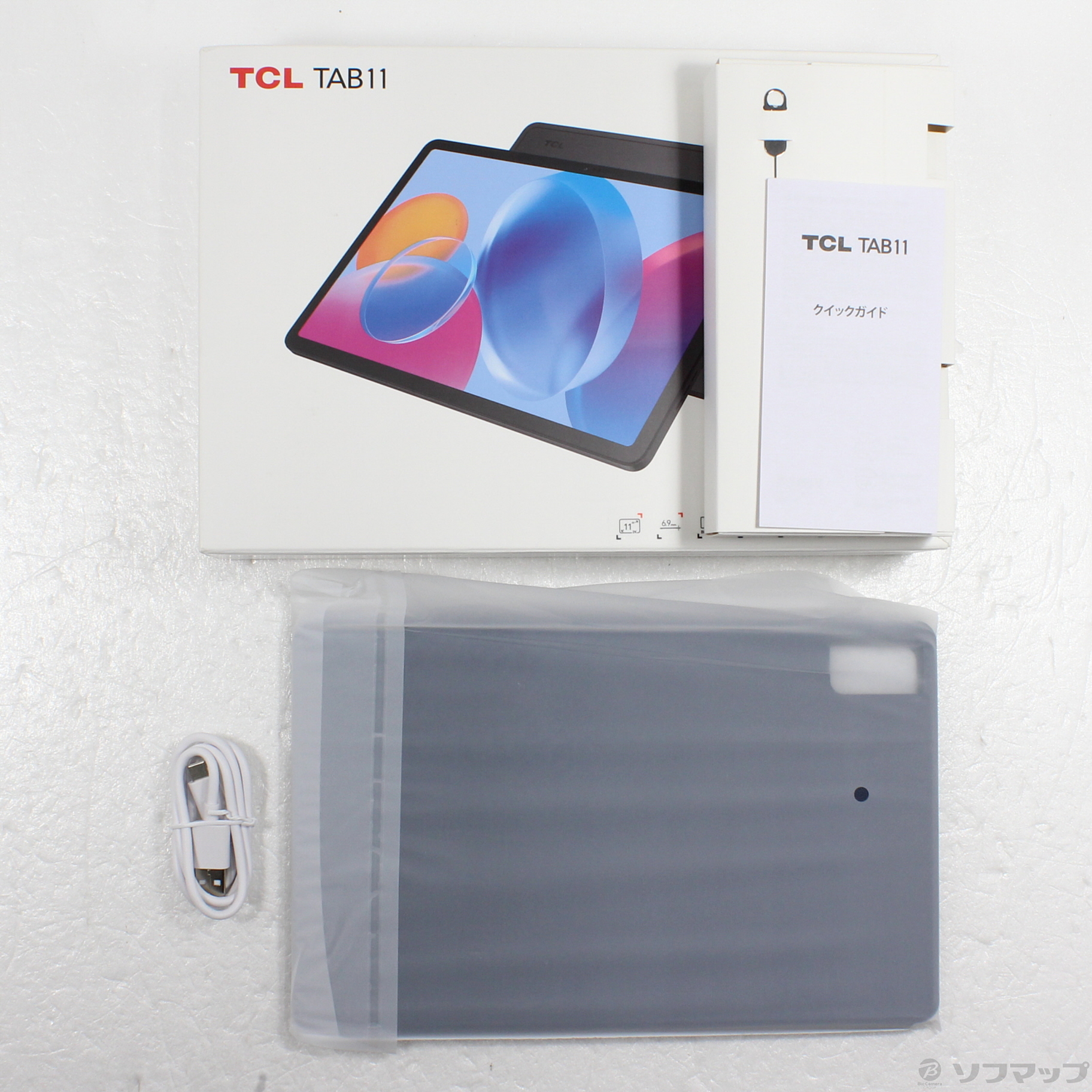 中古】〔展示品〕 TCL TAB 11 128GB ダークグレー 9466X3 Wi-Fi