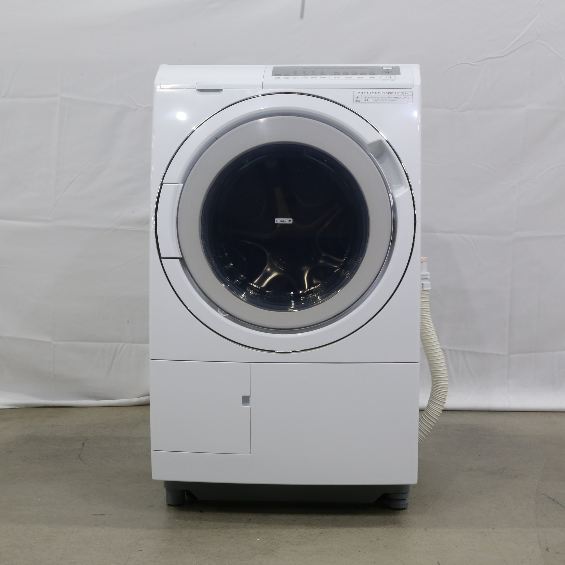 中古】〔中古品〕 ドラム式洗濯乾燥機 ホワイト BD-SG110JL-W ［洗濯 