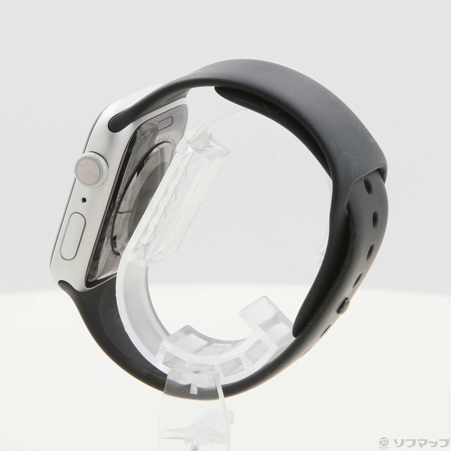 中古】Apple Watch Series 5 GPS 44mm シルバーアルミニウムケース ブラックスポーツバンド [2133052947158]  - リコレ！|ビックカメラグループ ソフマップの中古通販サイト