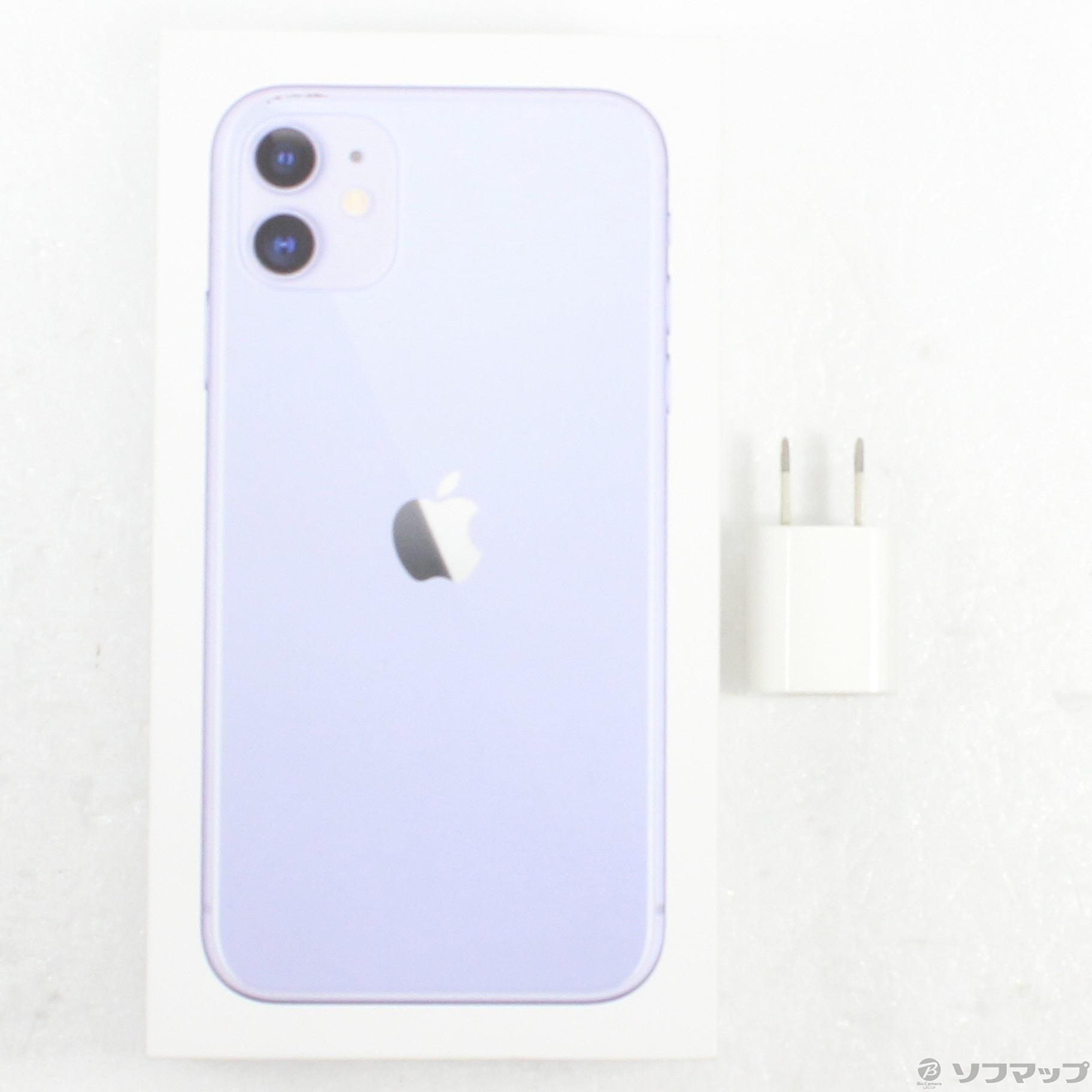 中古】iPhone11 64GB パープル NWLX2J／A SIMフリー [2133052960485 