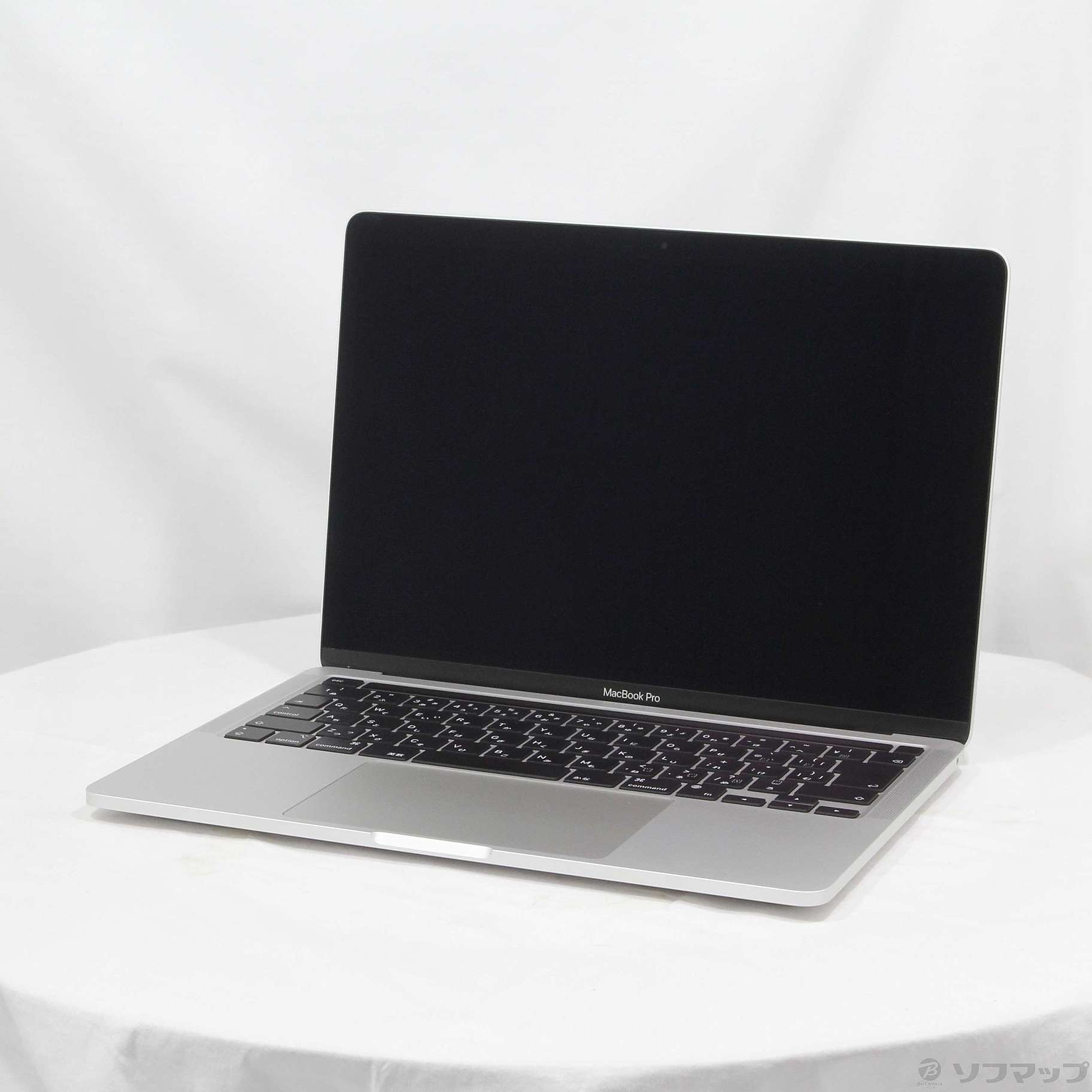 (中古)Apple MacBook Pro 13.3-inch Late 2020 MYDA2J/A Apple M1 8コアCPU_8コアGPU 8GB SSD256GB シルバー (12.6 Monterey)(377-ud)