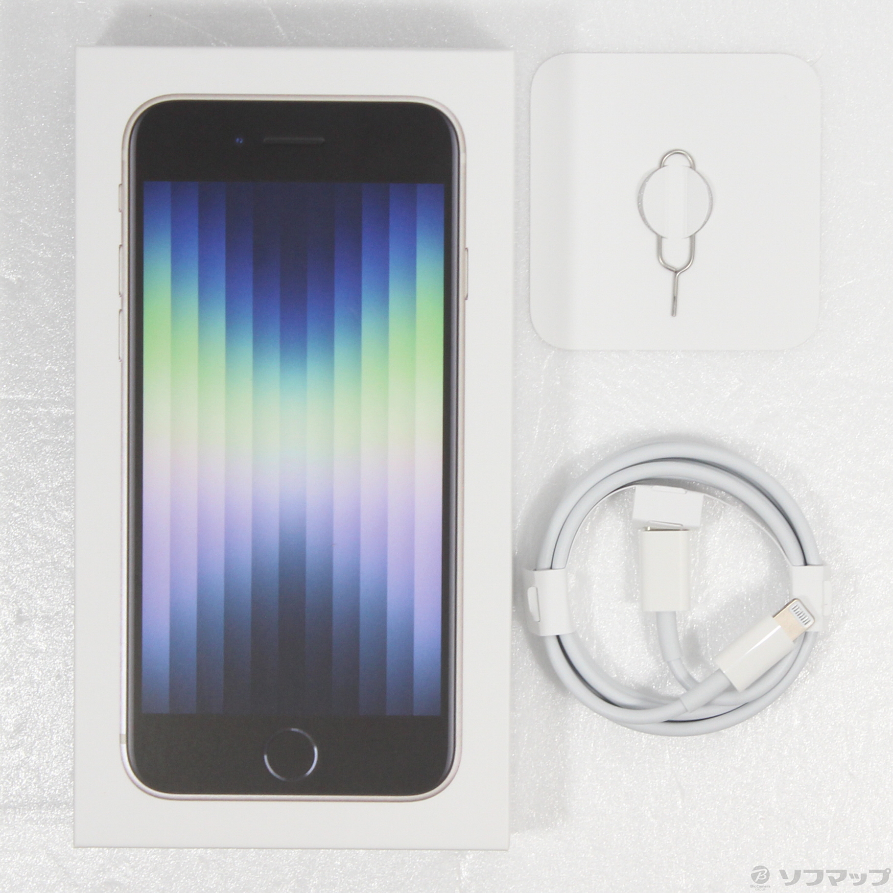 中古】iPhone SE 第3世代 64GB スターライト MMYD3J／A SIMフリー [2133052963035] -  リコレ！|ビックカメラグループ ソフマップの中古通販サイト