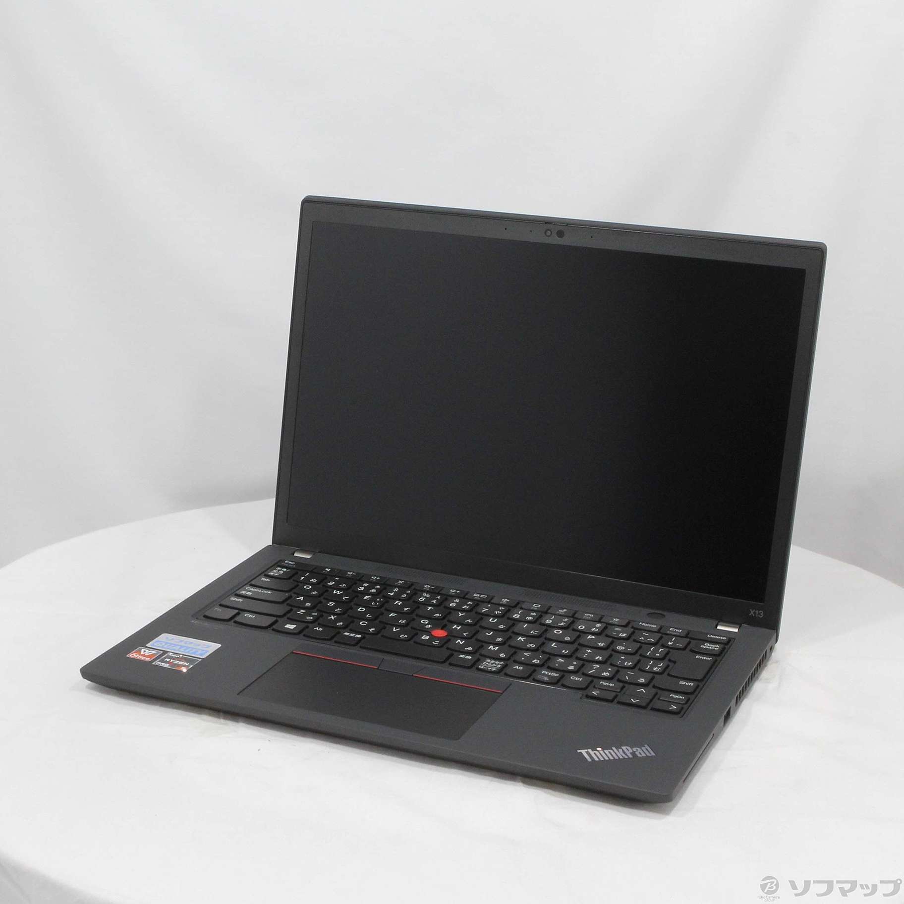(中古)Lenovo ThinkPad X13 Gen 2 20XJS07900 ブラック(349-ud)