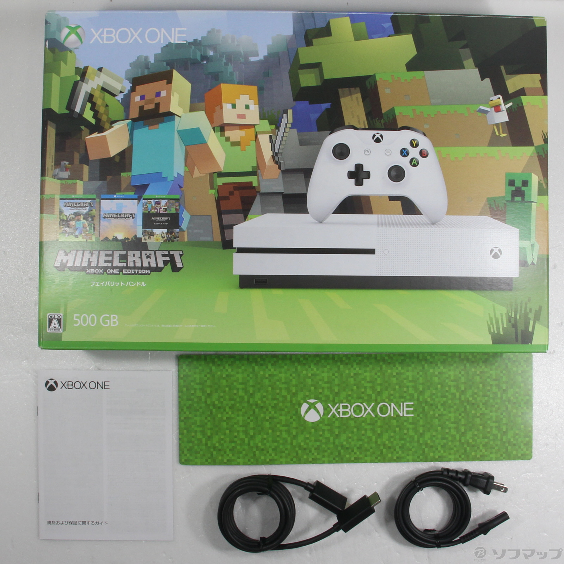 中古品〕 Xbox One S 500 GB Minecraft 同梱版｜の通販はアキバ 