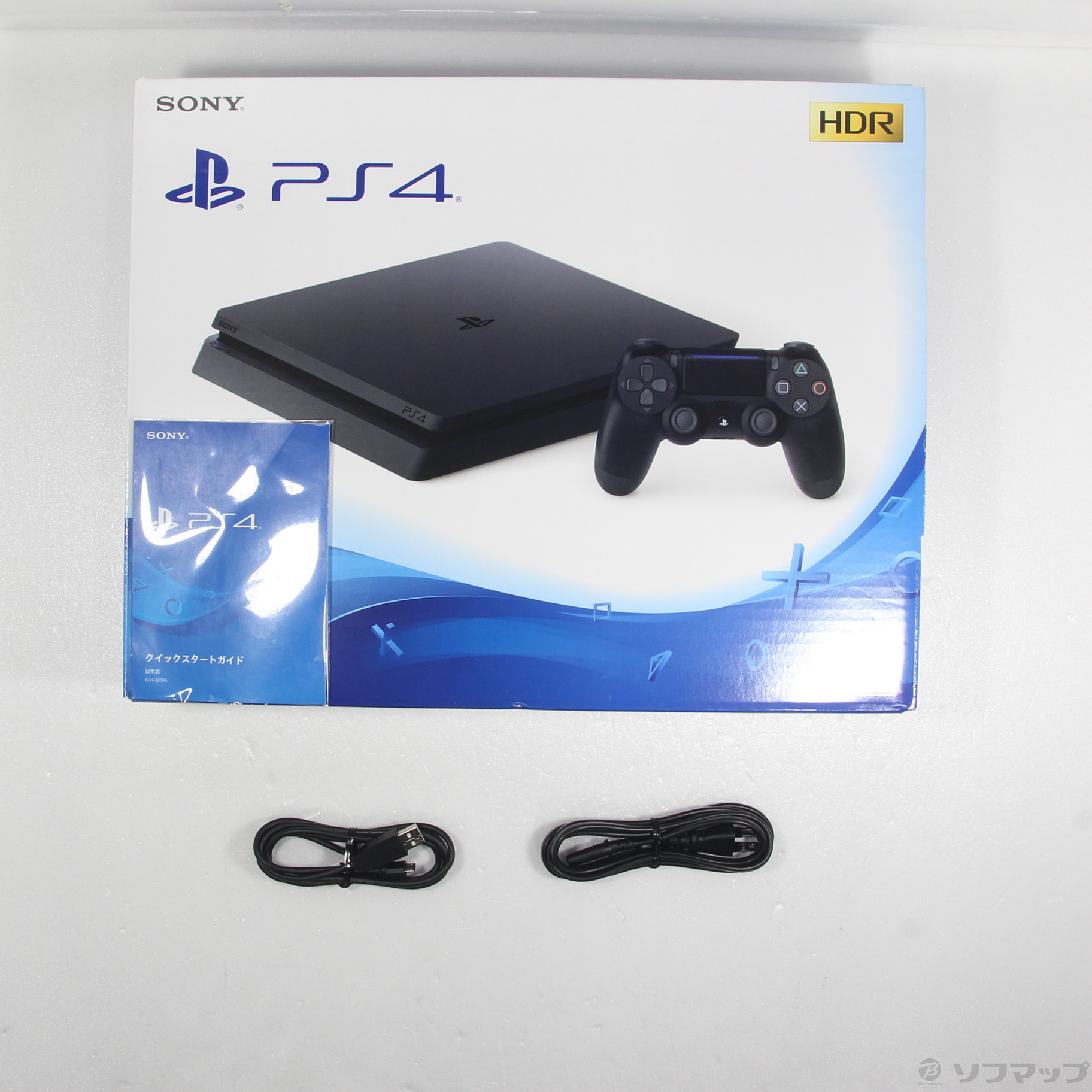 中古】PlayStation 4 ジェット・ブラック 500GB CUH-2200AB01 ...