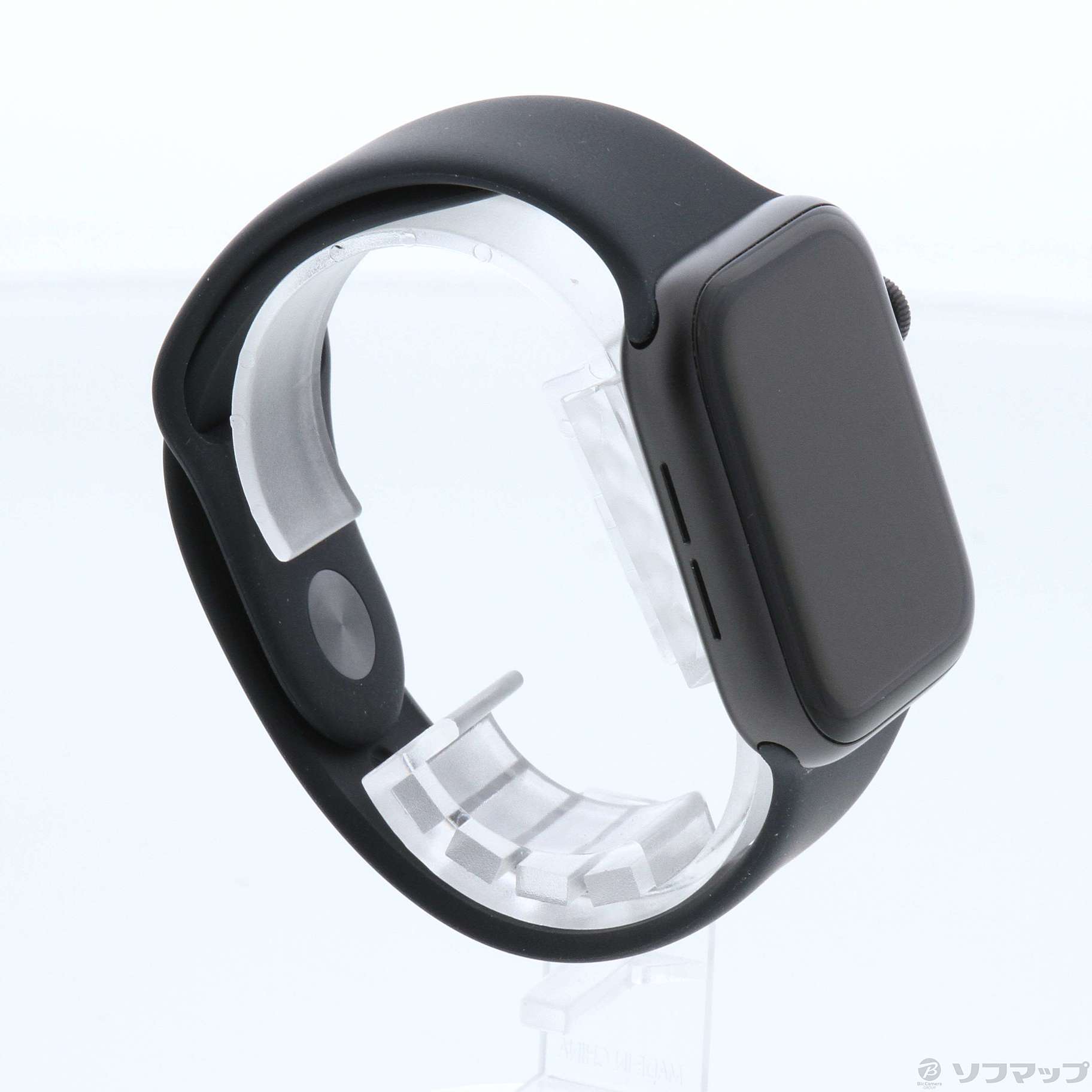 Apple Watch SE 第1世代 GPS 44mm スペースグレイアルミニウムケース ブラックスポーツバンド