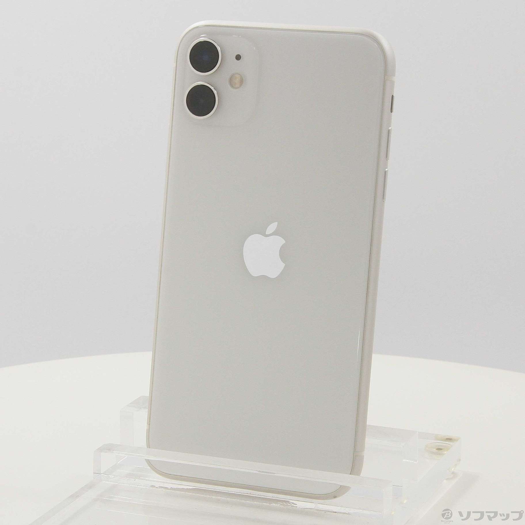 中古】iPhone11 128GB ホワイト MWM22J／A SIMフリー