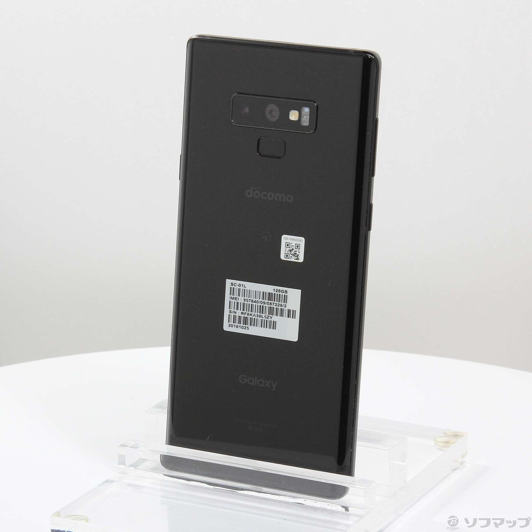 中古】GALAXY Note9 128GB ミッドナイトブラック SC-01L docomoロック