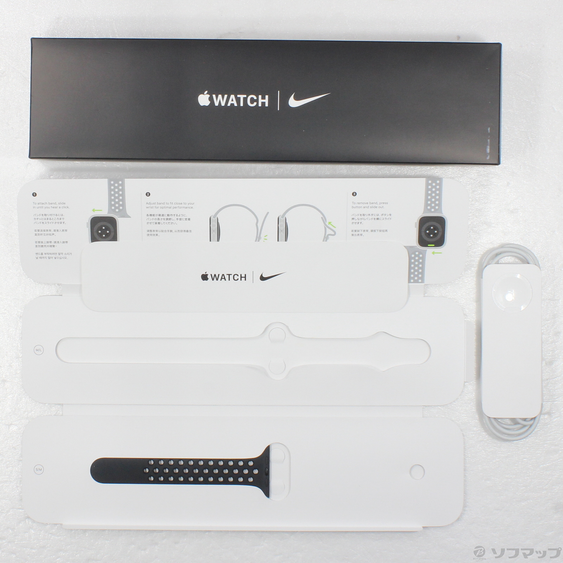 中古】Apple Watch SE 第1世代 Nike GPS 44mm スペースグレイ